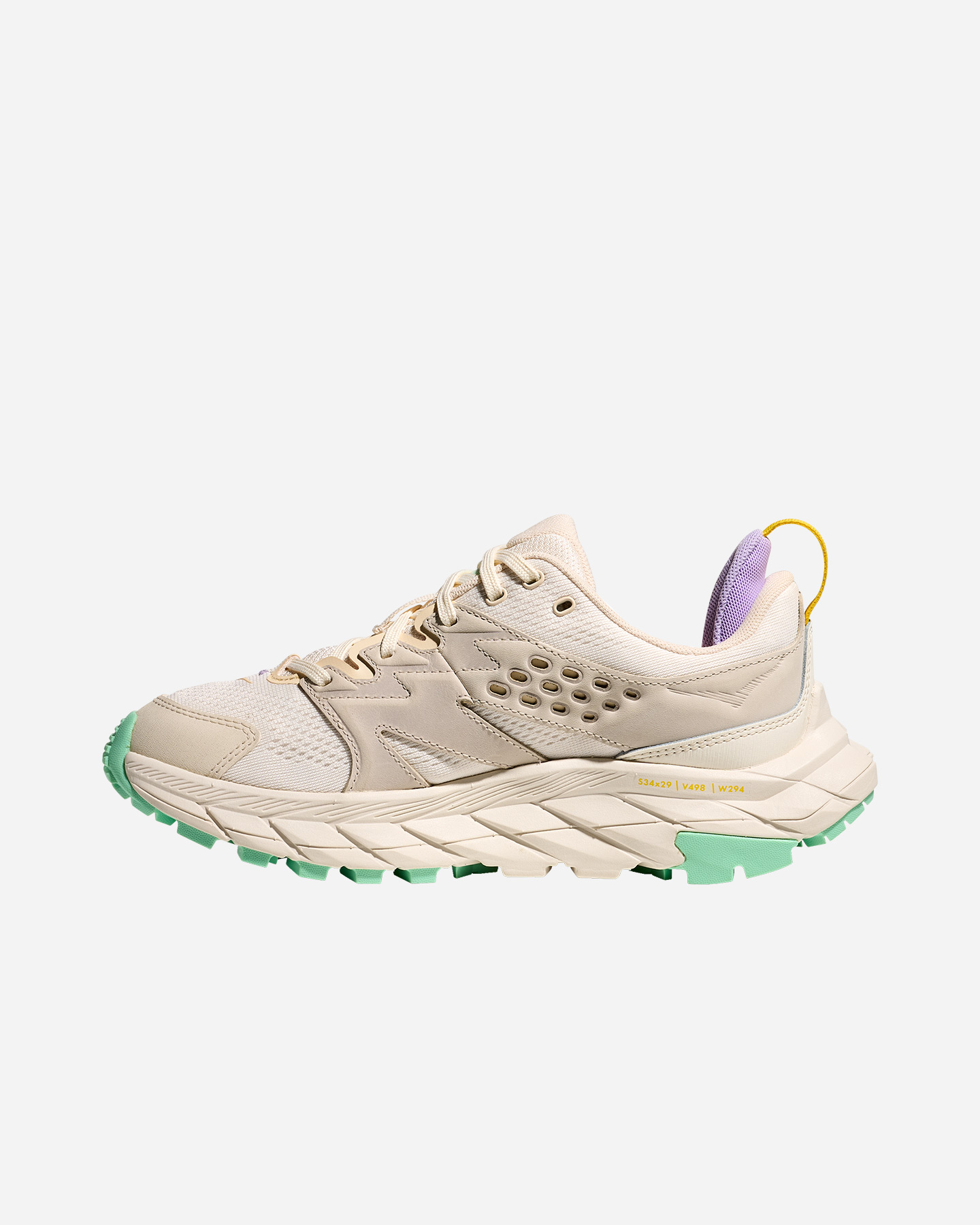 Scarpe trail HOKA ANACAPA BREEZE LOW W - Beige - 5 | Cisalfa Sport