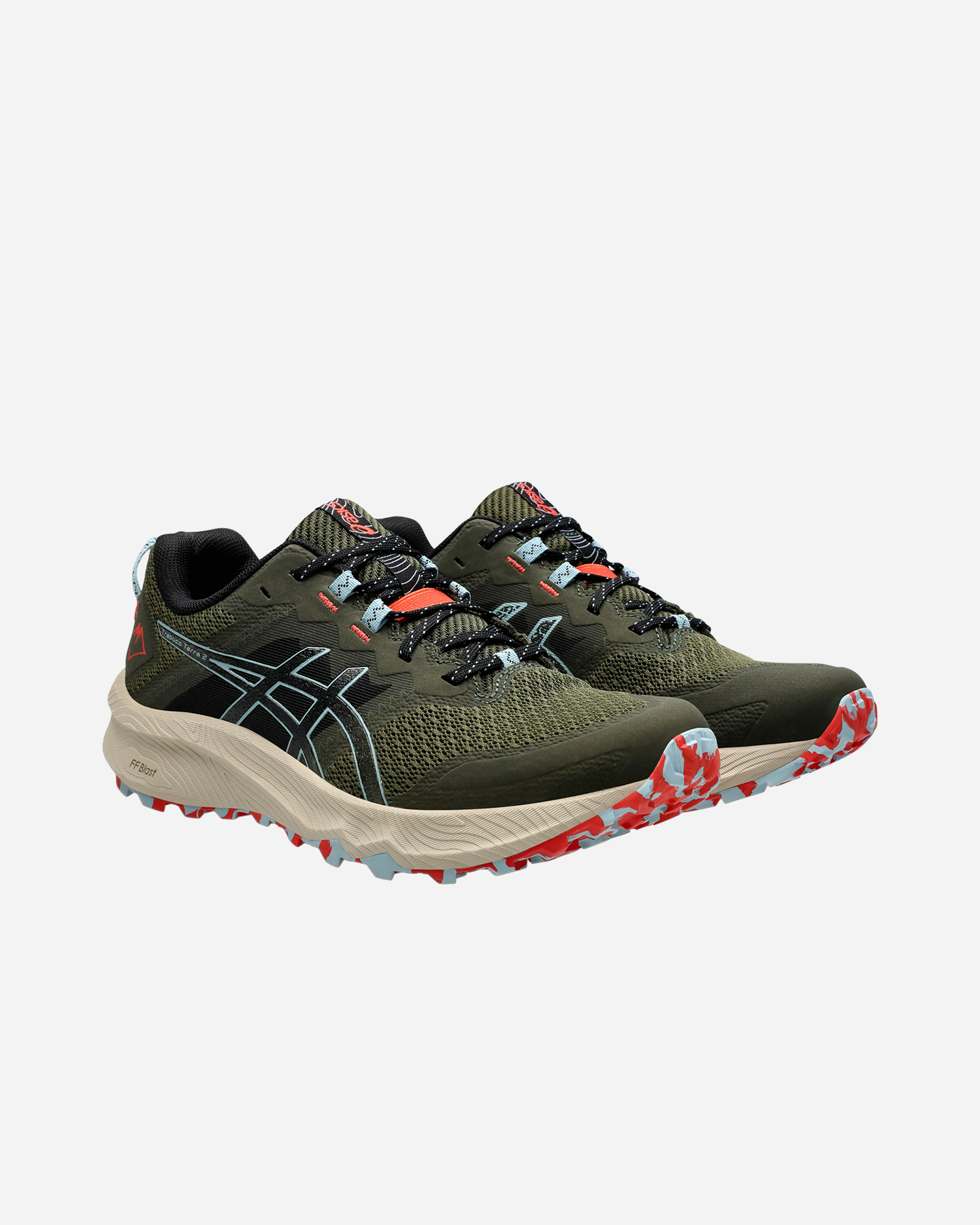 Scarpe trail ASICS TRABUCO TERRA 2 M - Verde - 1 | Cisalfa Sport