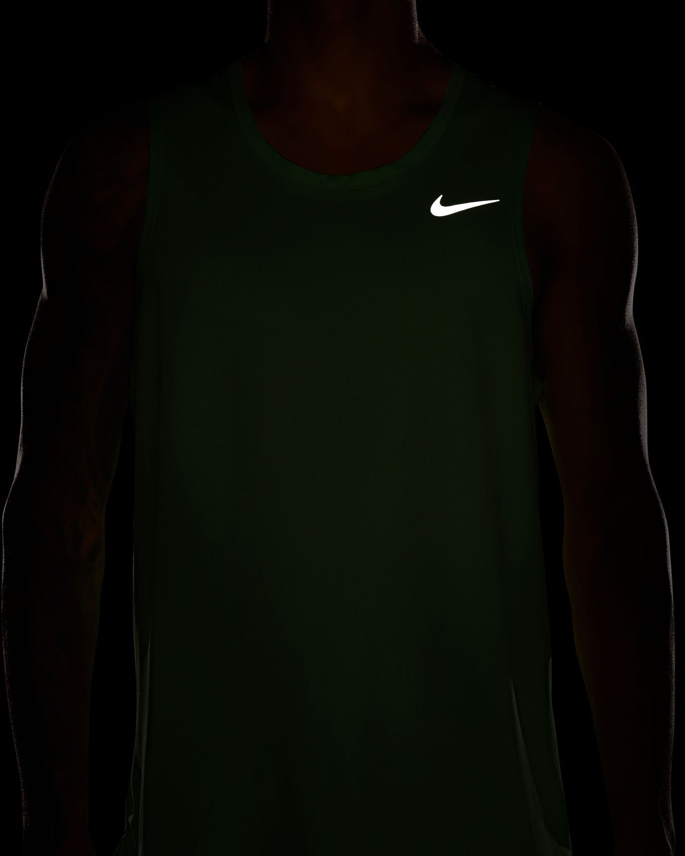 Canotta running NIKE MILER M - Verde - 4 | Cisalfa Sport