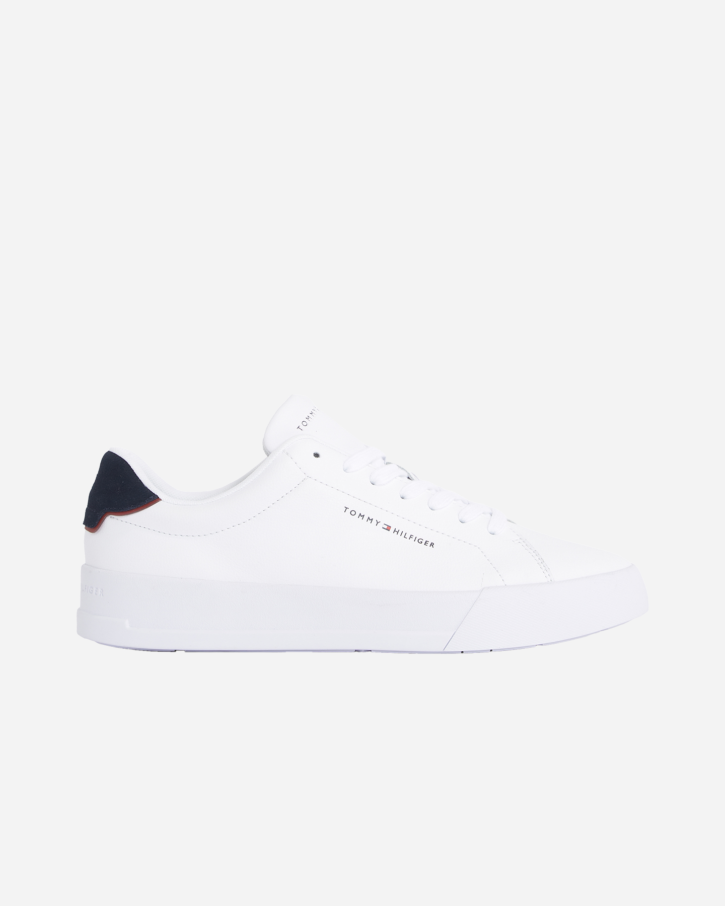 Scarpe sneakers TOMMY HILFIGER COURT LEATHER DETAIL M - Bianco - 0 | Cisalfa Sport