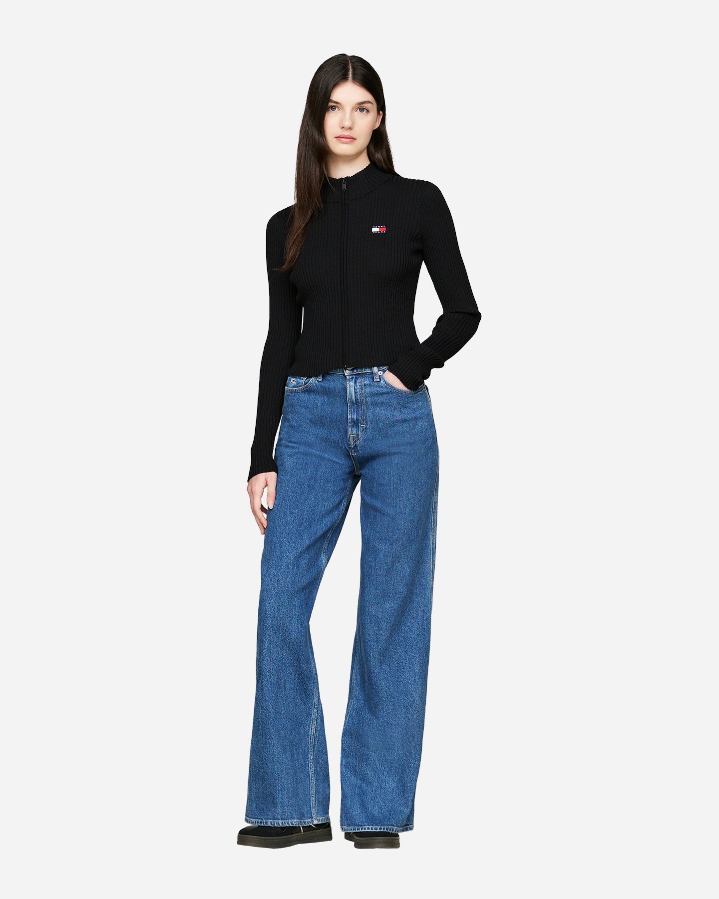 Cardigan TOMMY HILFIGER BADGE W - Nero - 1 | Cisalfa Sport