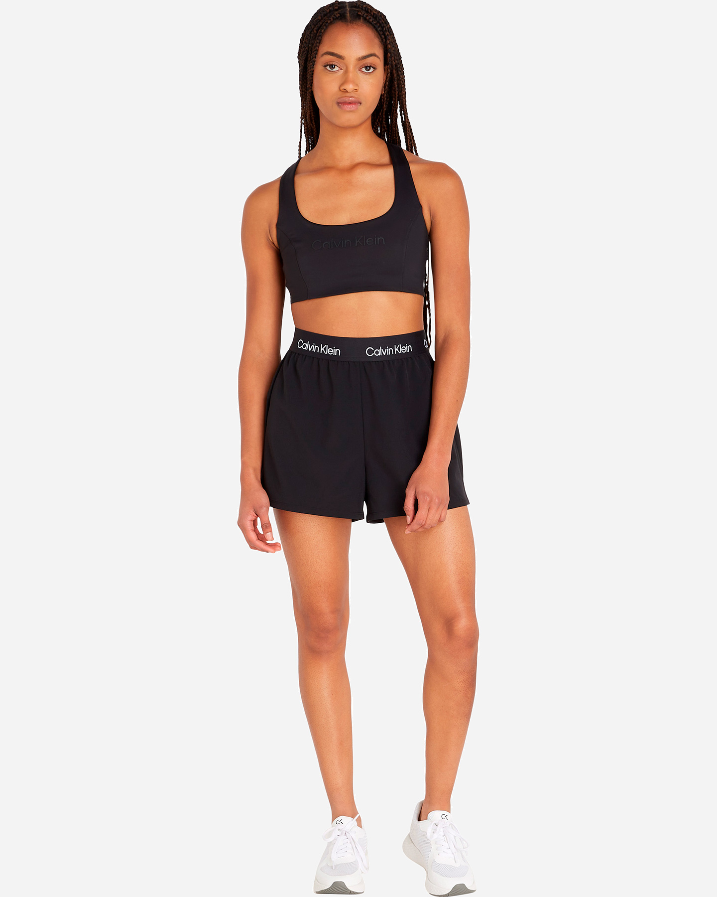 Pantaloncini CALVIN KLEIN SPORT WOVEN LOGO W - Nero - 2 | Cisalfa Sport