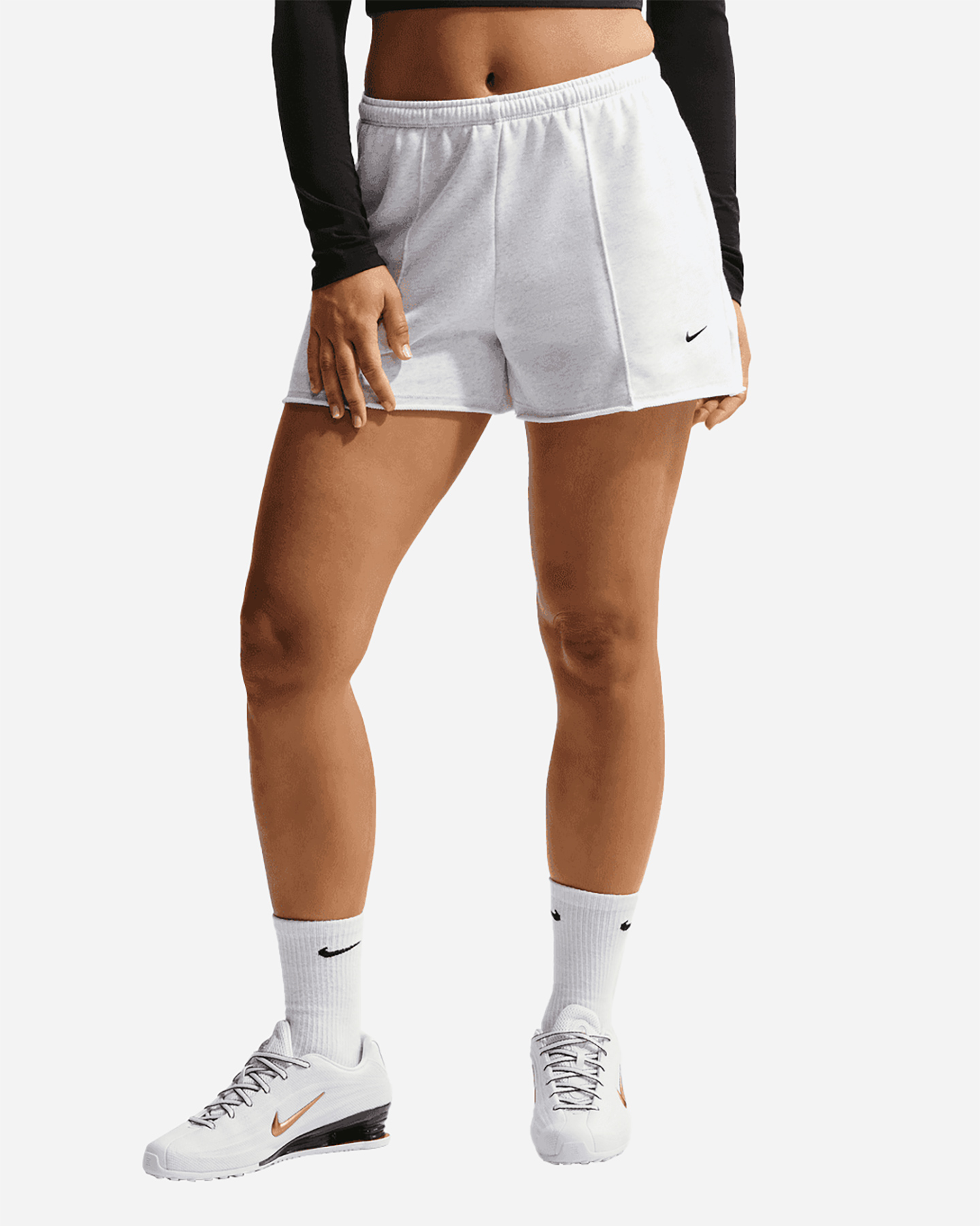 Pantaloncini NIKE CHILL SMALL LOGO W - Bianco - 0 | Cisalfa Sport