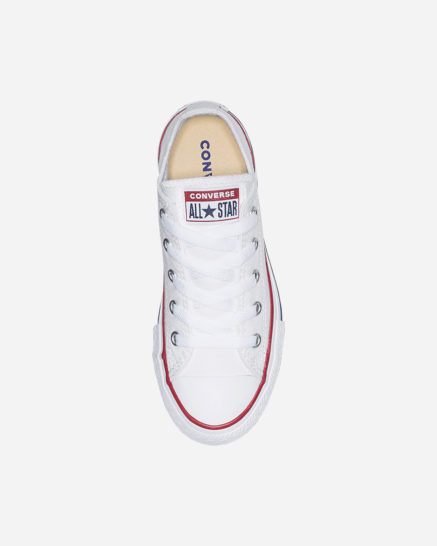 Scarpe sneakers CONVERSE CHUCK TAYLOR ALL STAR OX STAR SEASONAL JR - Bianco - 3 | Cisalfa Sport