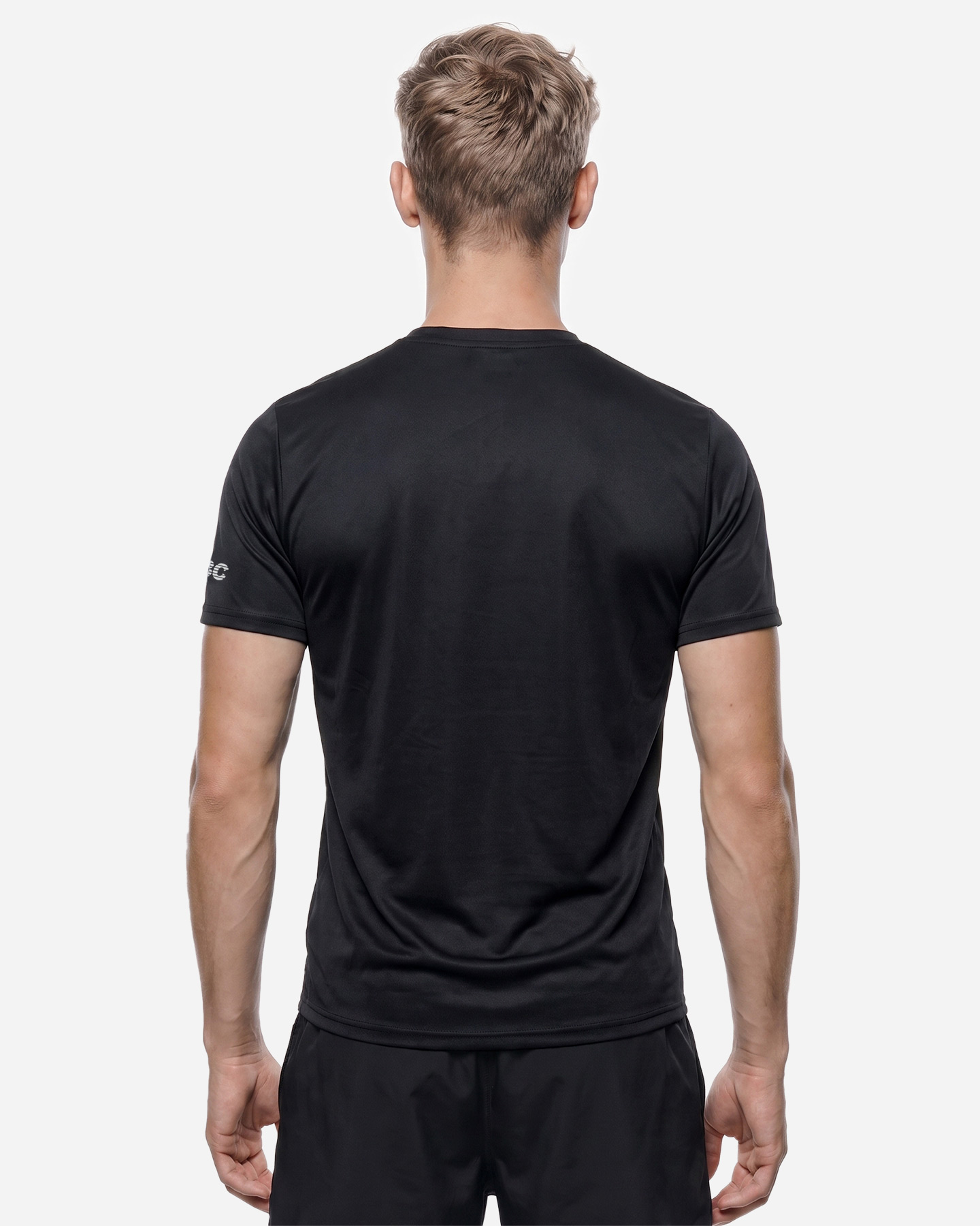 T-shirt tennis ABC ESSENTIAL M - Nero - 3 | Cisalfa Sport