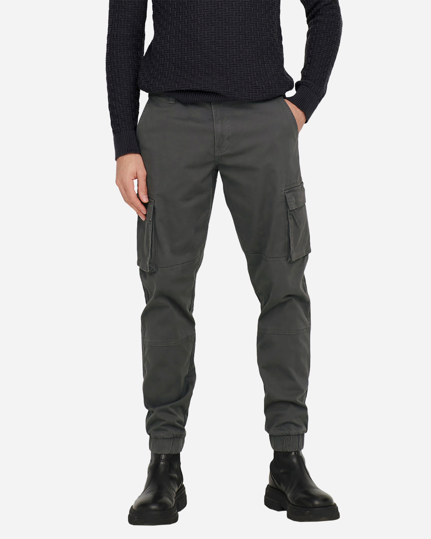 Pantalone ONLY & SONS CAM CARGO M - Grigio - 2 | Cisalfa Sport