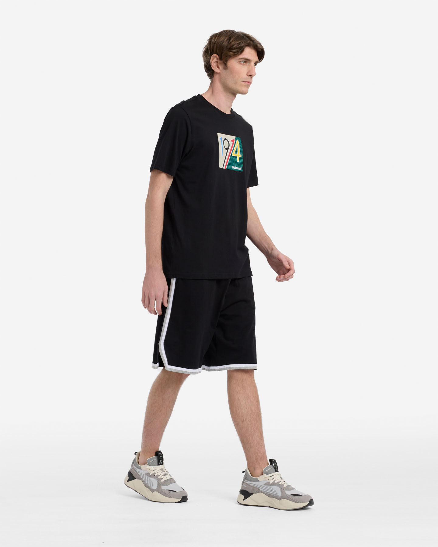 T-shirt ADMIRAL ESSENTIAL COLLEGE M - Nero - 4 | Cisalfa Sport