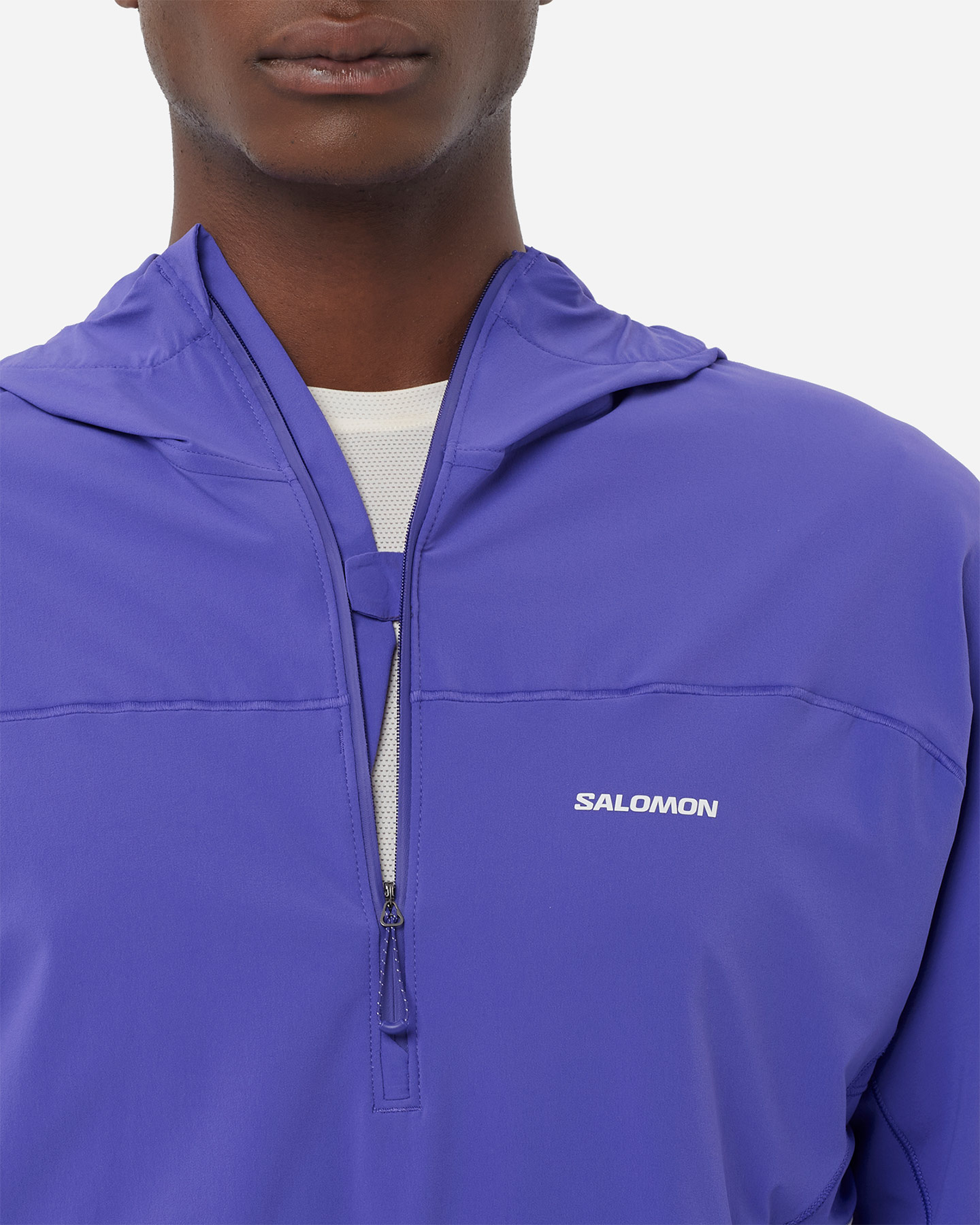 Maglia running SALOMON TRAIL SENSE AERO HYBRID M - Viola - 3 | Cisalfa Sport