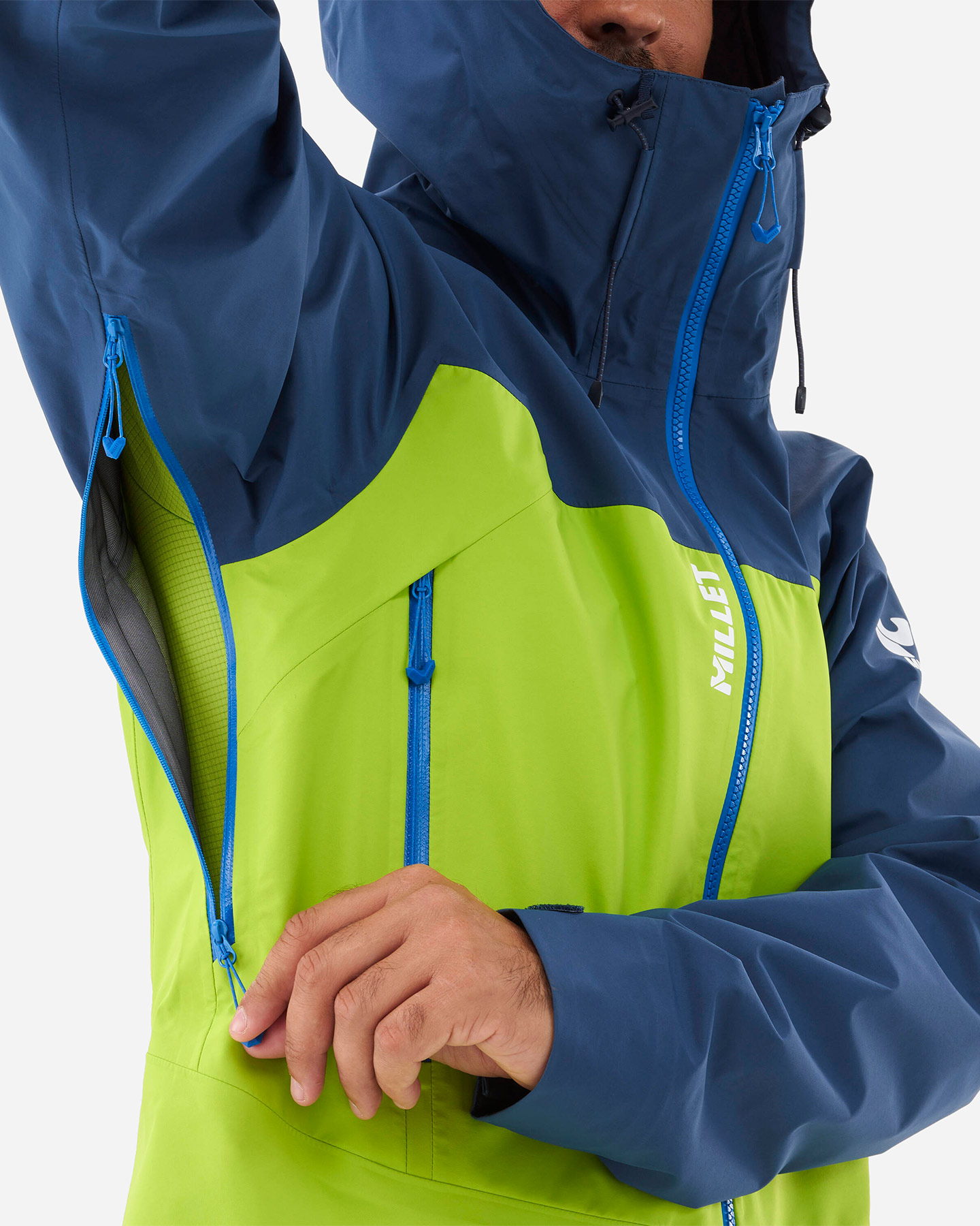 Giacca outdoor MILLET KAMET LIGHT GTX M - Verde - 4 | Cisalfa Sport