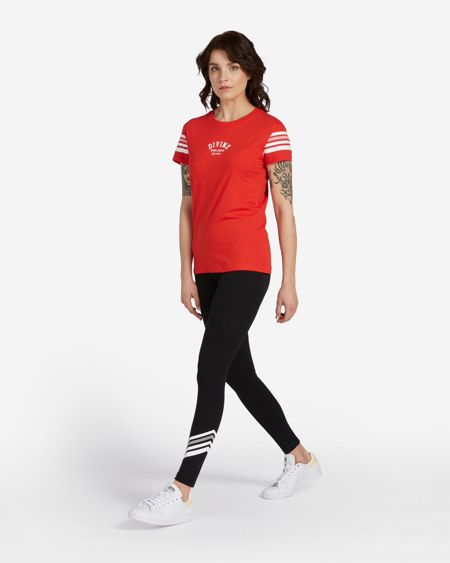 T-shirt ADMIRAL VARSITY W - Rosso - 3 | Cisalfa Sport