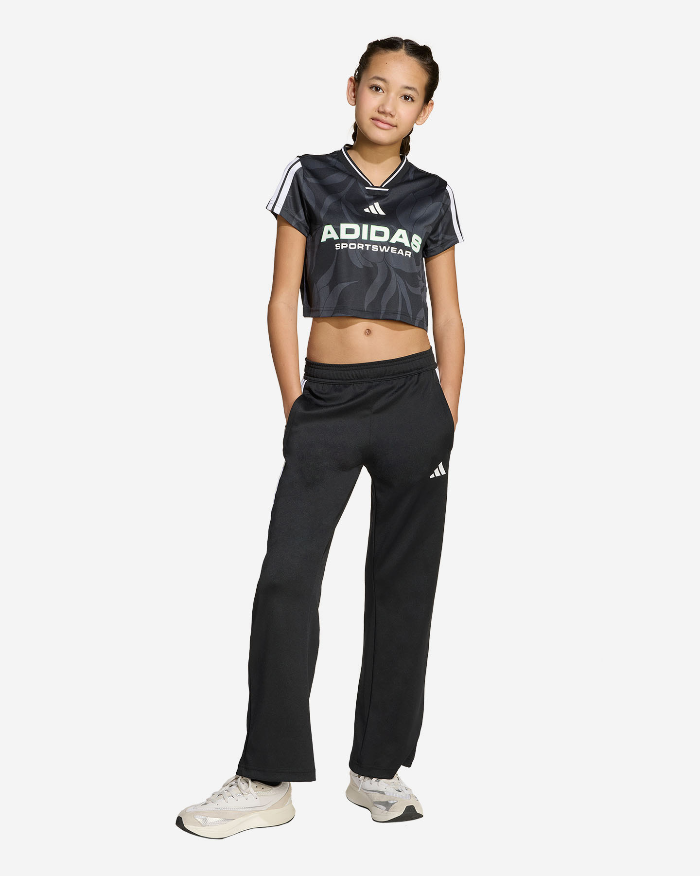 Pantalone ADIDAS 3STRIPES JR - Nero - 3 | Cisalfa Sport