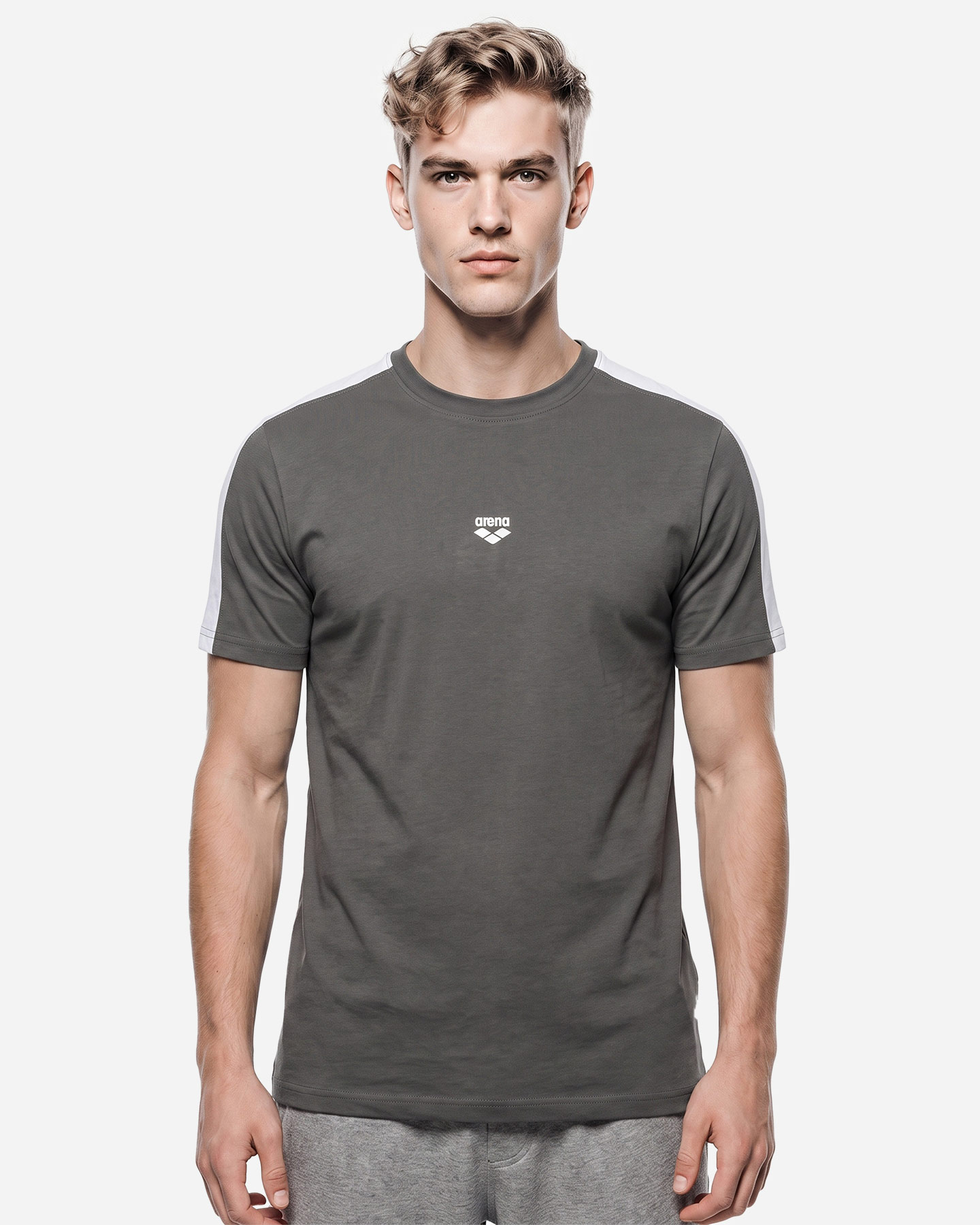 T-shirt ARENA ATHLETIC PROGRESS M - Grigio - 2 | Cisalfa Sport