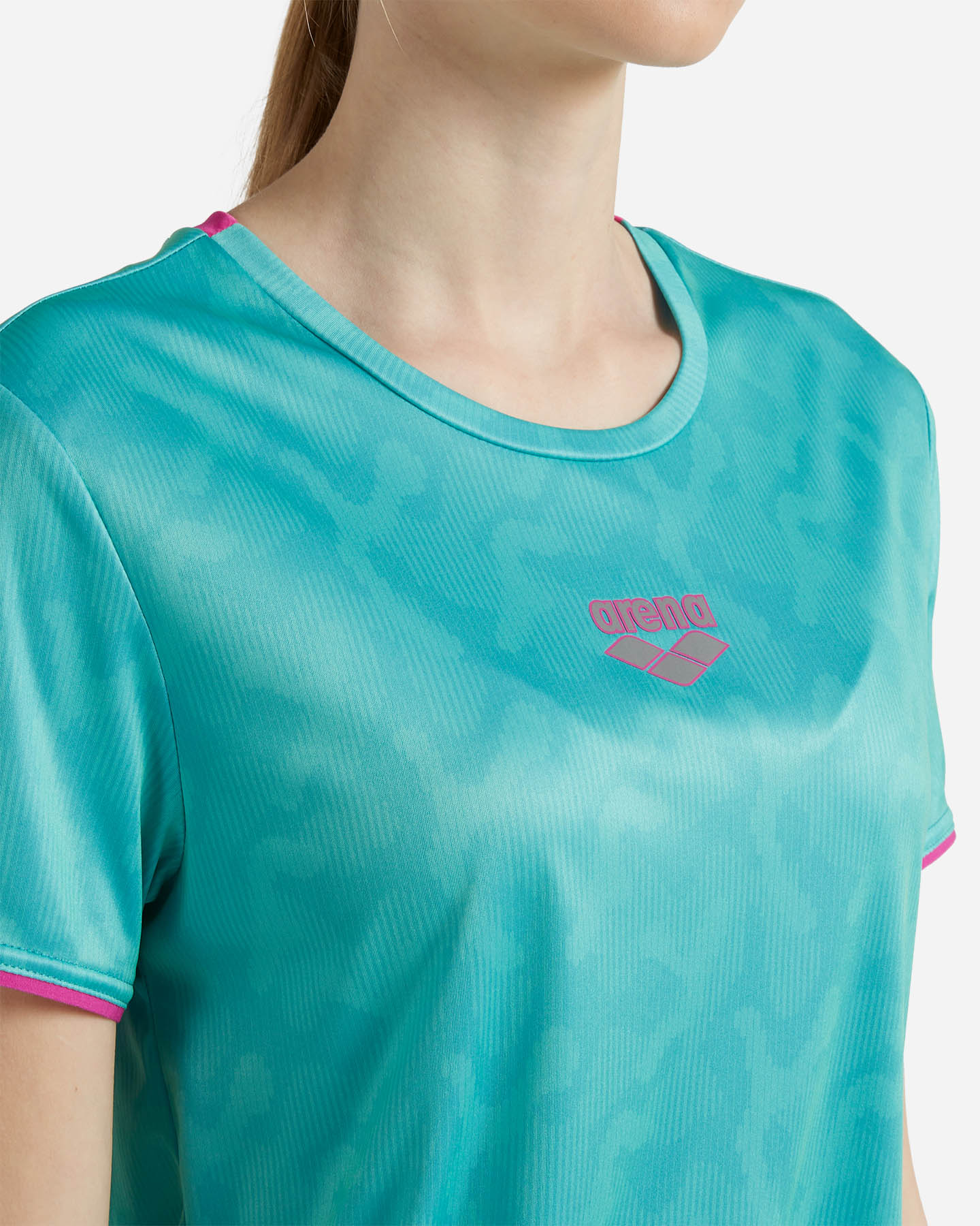 T-shirt running ARENA ATHLETIC RUN W - Verde - 4 | Cisalfa Sport
