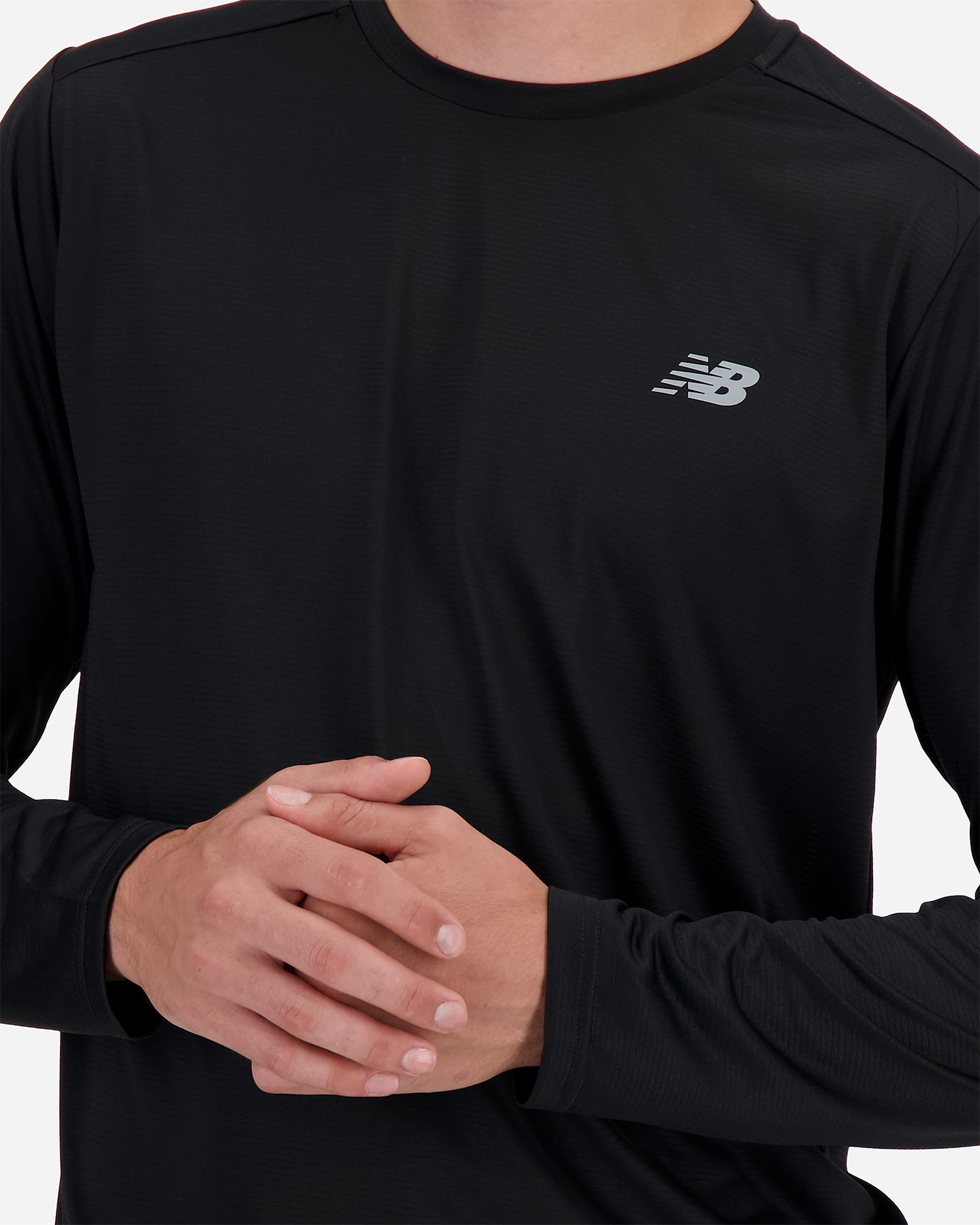 Maglia running NEW BALANCE SPORT ESSENTIAL LS M - Nero - 3 | Cisalfa Sport