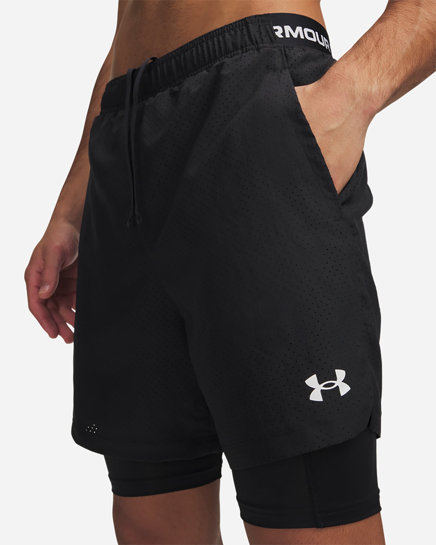 Pantalone training UNDER ARMOUR VANISH 2.0 M - Nero - 3 | Cisalfa Sport