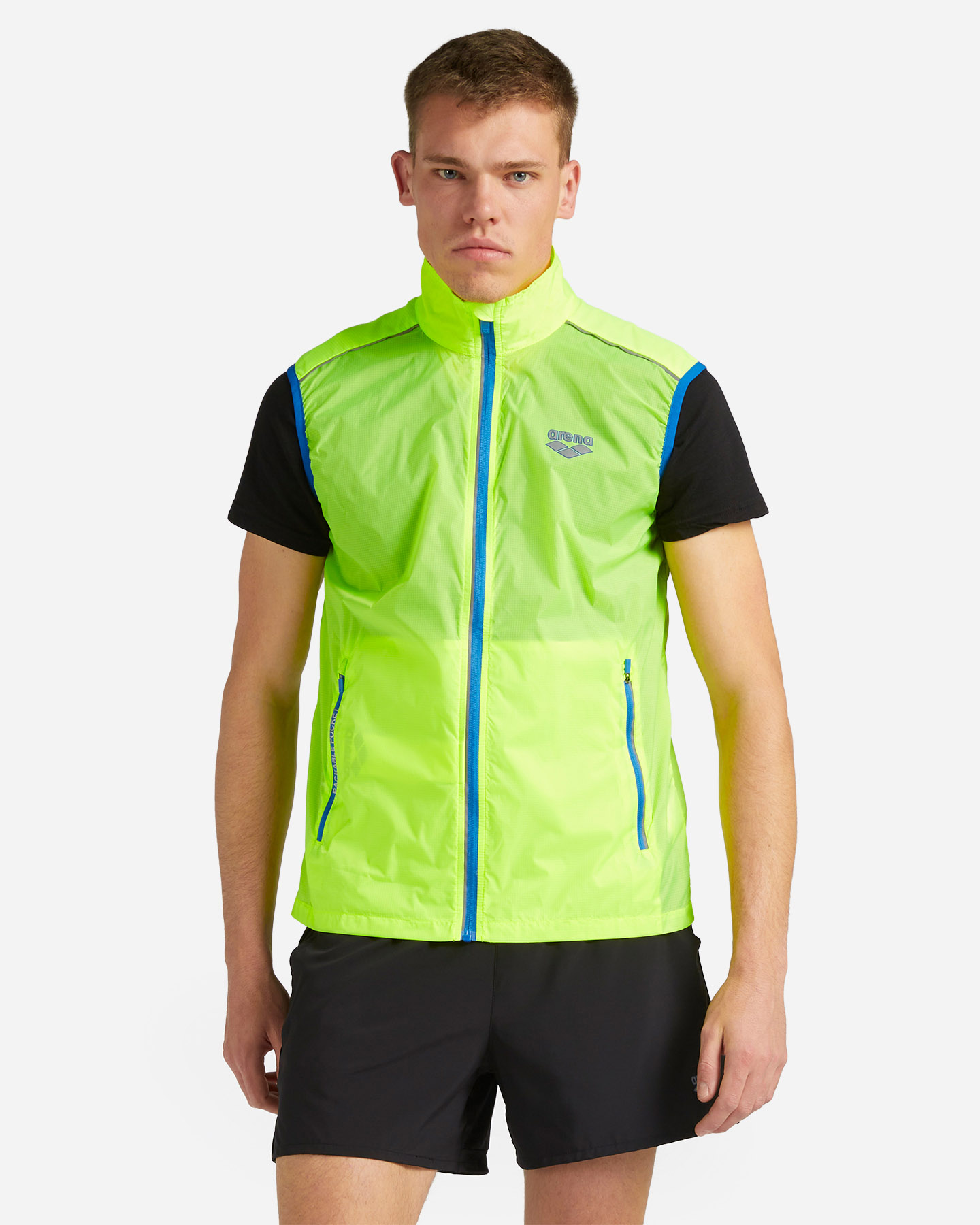 Giacca running ARENA ATHLETIC RUN M - Giallo - 0 | Cisalfa Sport