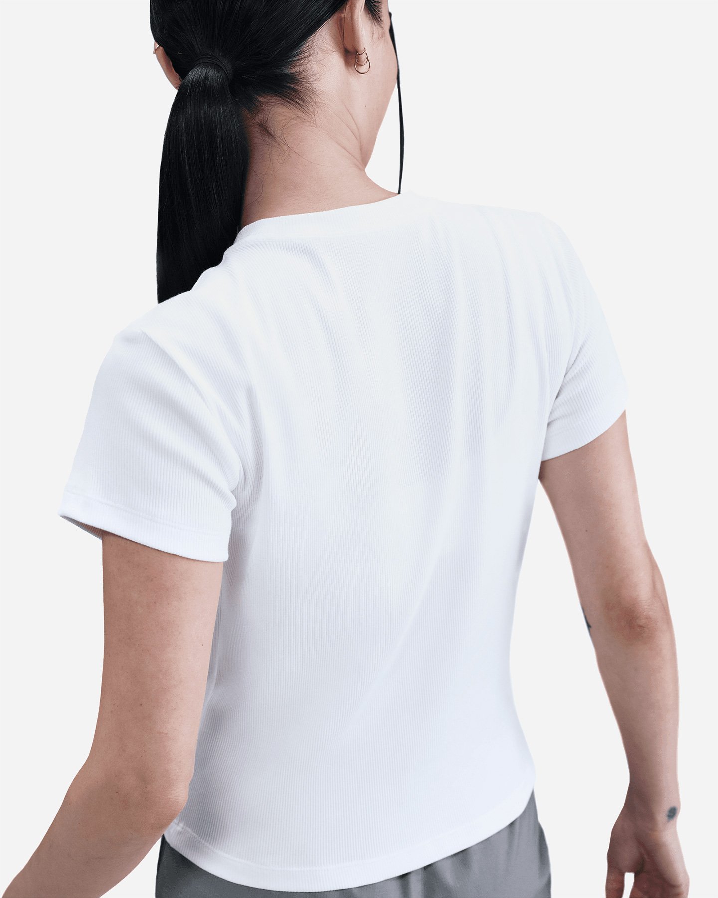 T-shirt NIKE COSTINA SMALL LOGO W - Bianco - 5 | Cisalfa Sport