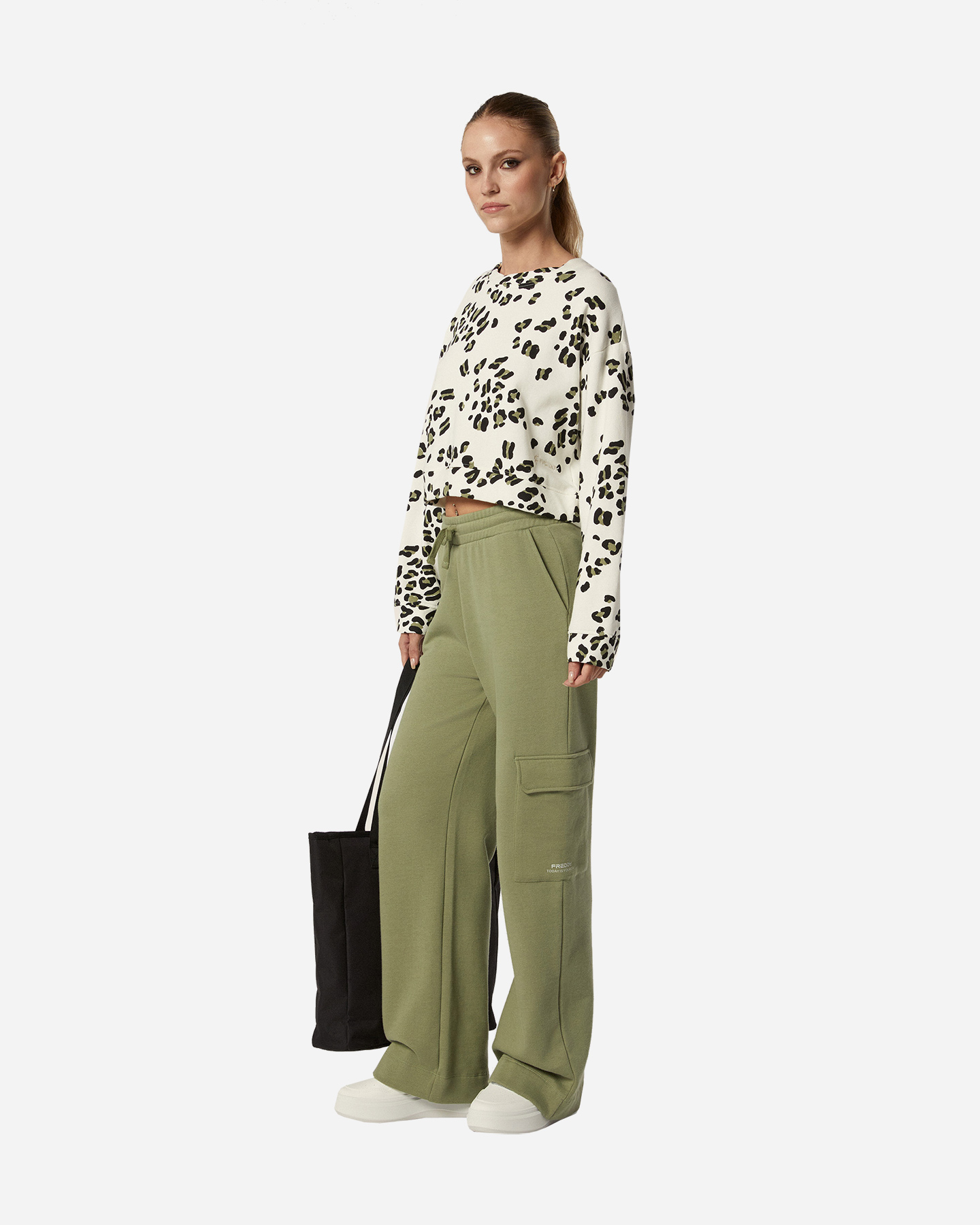 Pantalone FREDDY CARGO STRAIGHT W - Verde - 5 | Cisalfa Sport