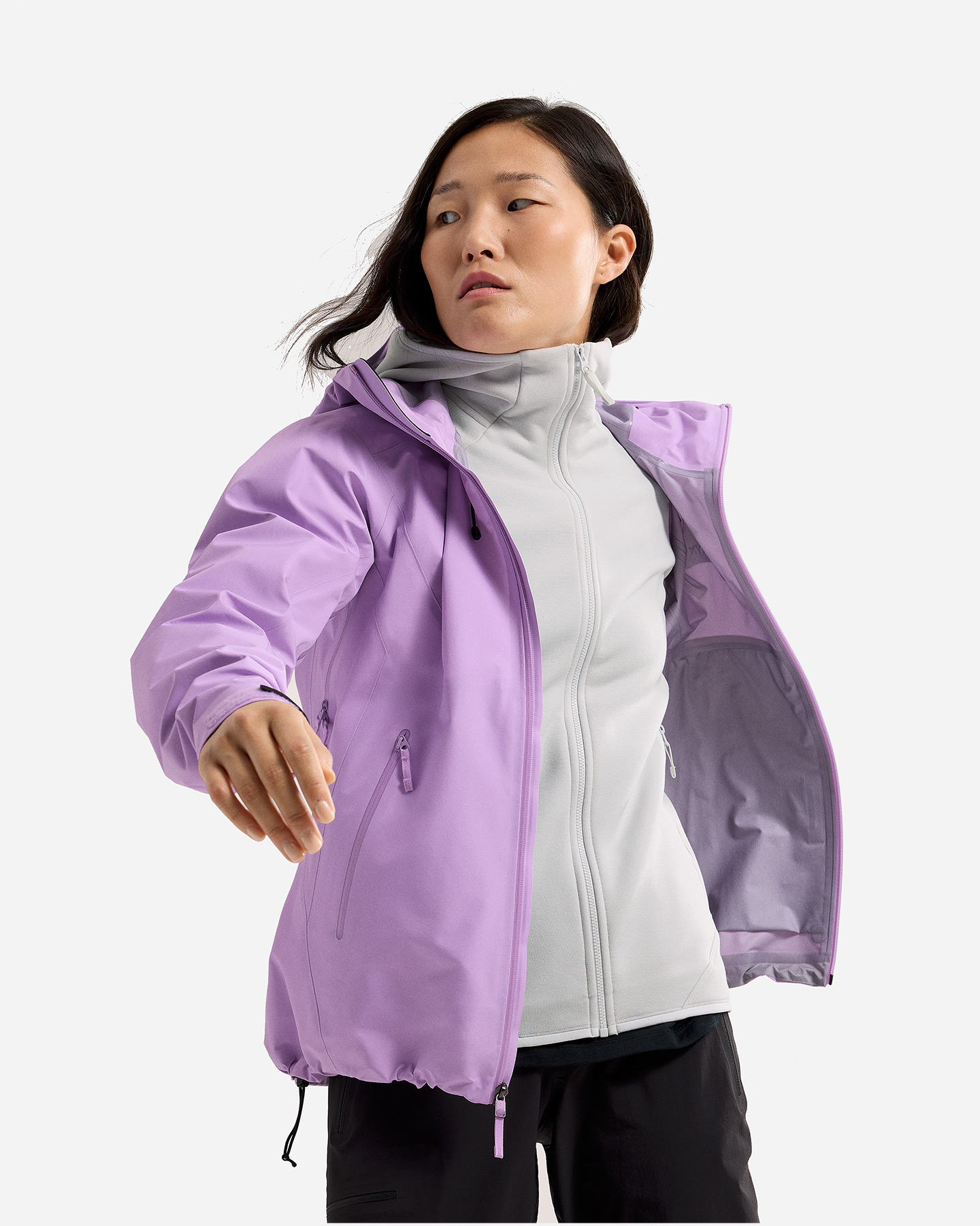 Giacca outdoor ARC'TERYX BETA LT GTX W - Lilla - 4 | Cisalfa Sport