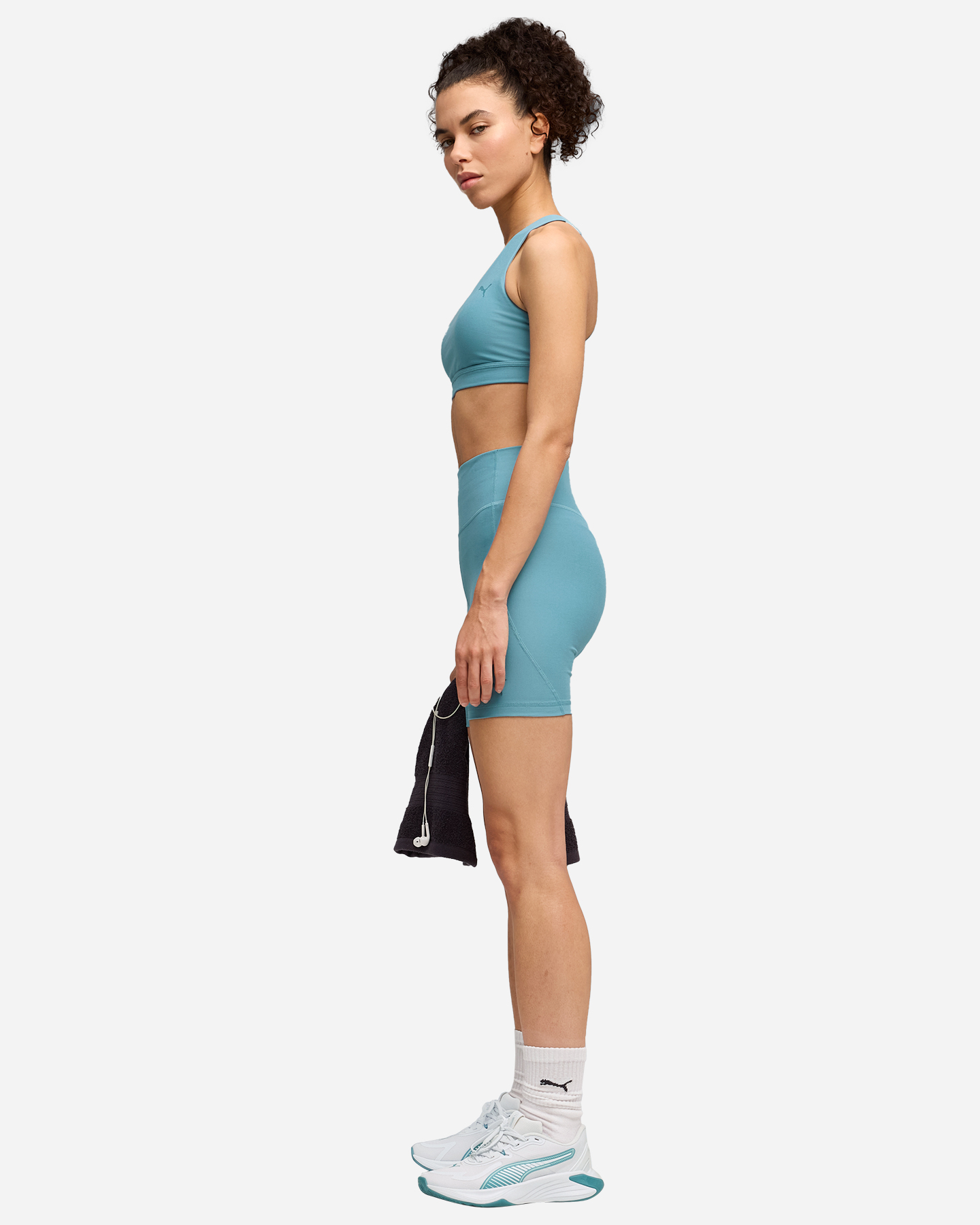 Short training PUMA CLOUDSPUN 6IN W - Azzurro - 2 | Cisalfa Sport