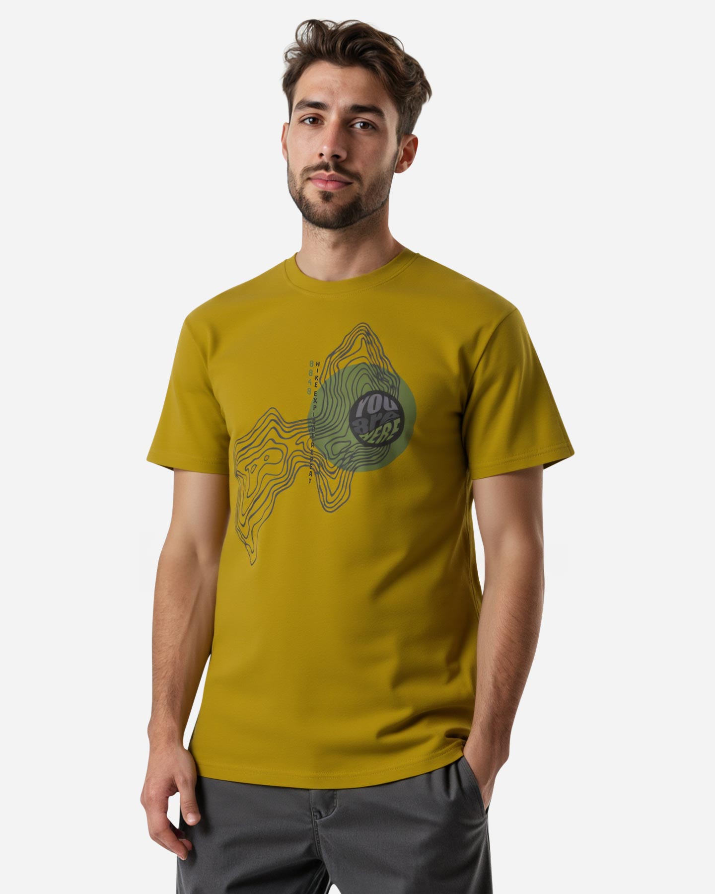 T-shirt 8848 MOUNTAIN ESSENTIAL M - Verde - 3 | Cisalfa Sport