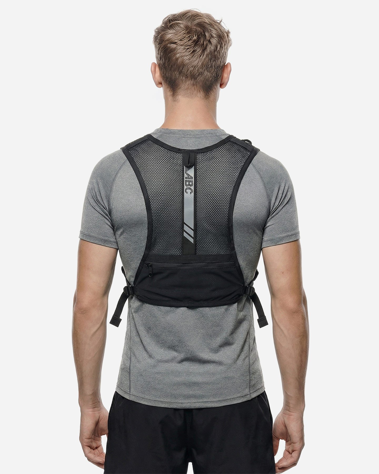 Giacca running ABC TECH M - Nero - 3 | Cisalfa Sport