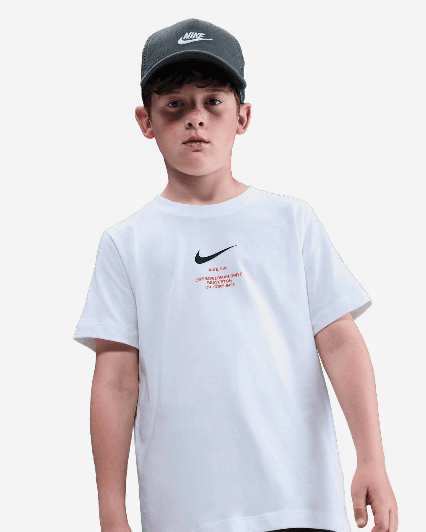 T-shirt NIKE PRINT BACK JR - Bianco - 3 | Cisalfa Sport