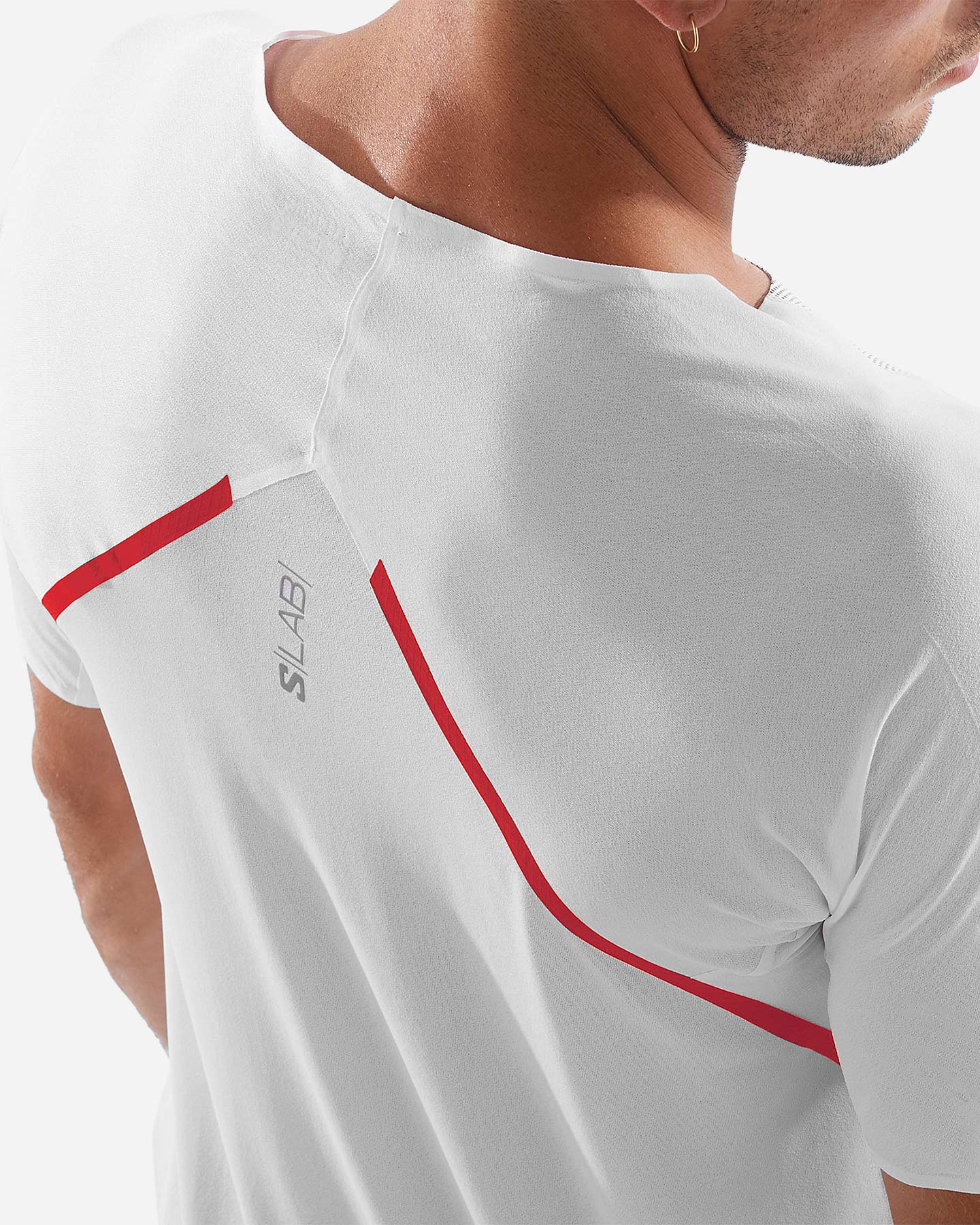 T-shirt running SALOMON S-LAB SPEED M - Bianco - 4 | Cisalfa Sport