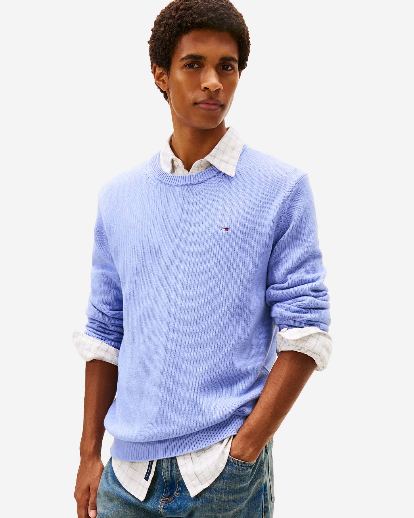 Maglione TOMMY HILFIGER ESSENTIAL M - Azzurro - 1 | Cisalfa Sport