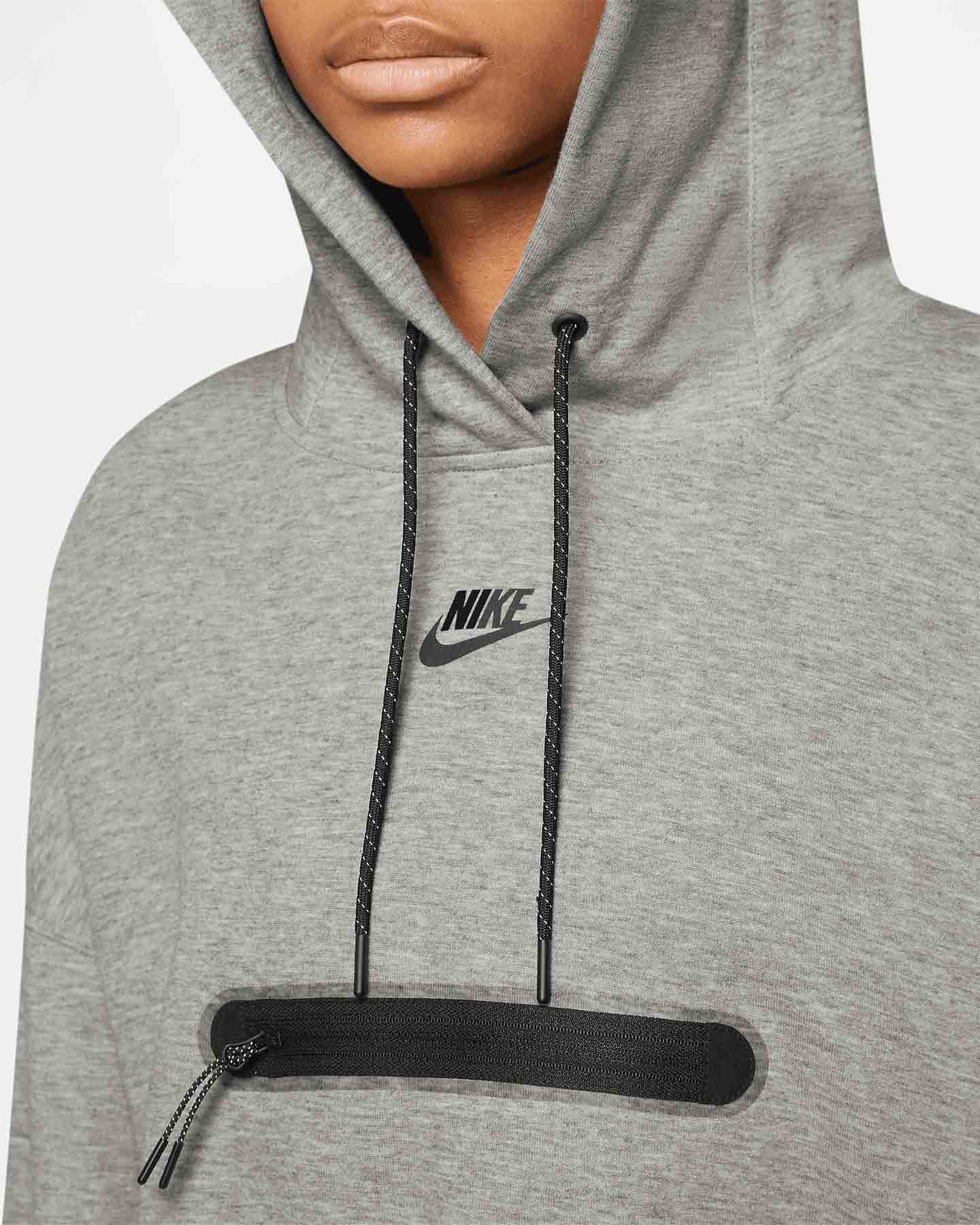 Felpa NIKE TECH FLEECE W - Grigio - 2 | Cisalfa Sport