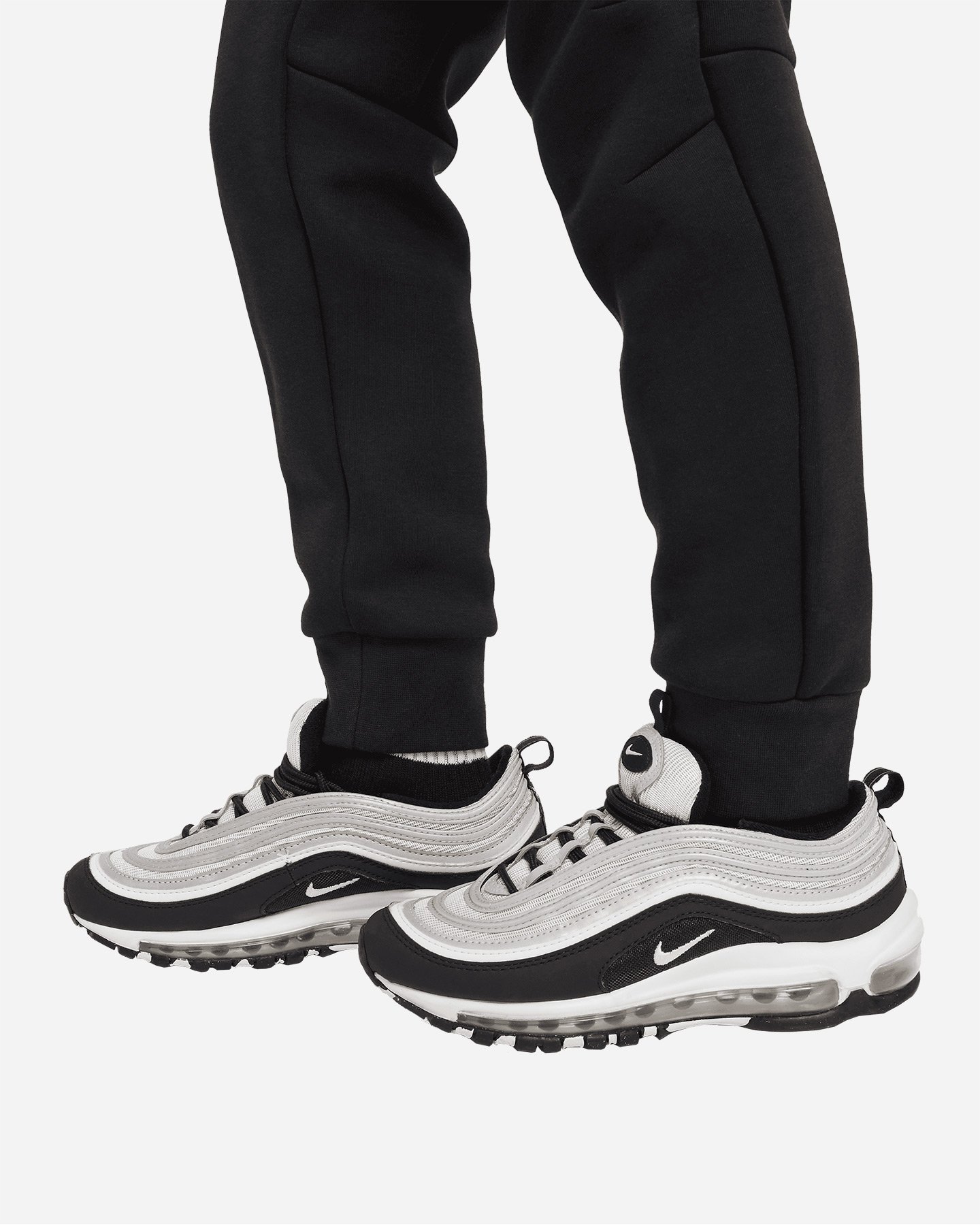 Pantalone NIKE TECH FLEECE 2 JR - Nero - 3 | Cisalfa Sport