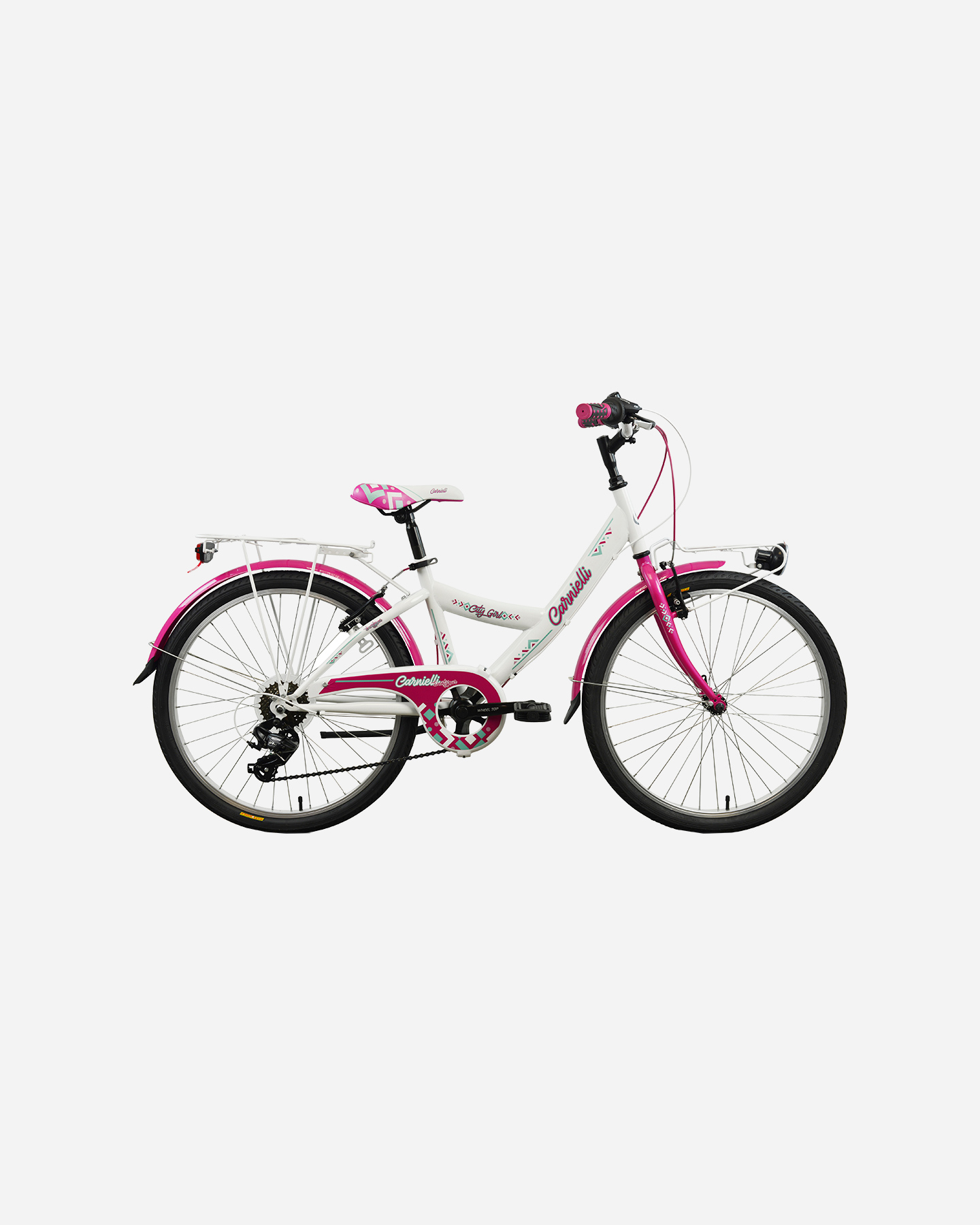 Bici junior CARNIELLI BIKE 24 CHARLOTTE JR - Bianco - 0 | Cisalfa Sport