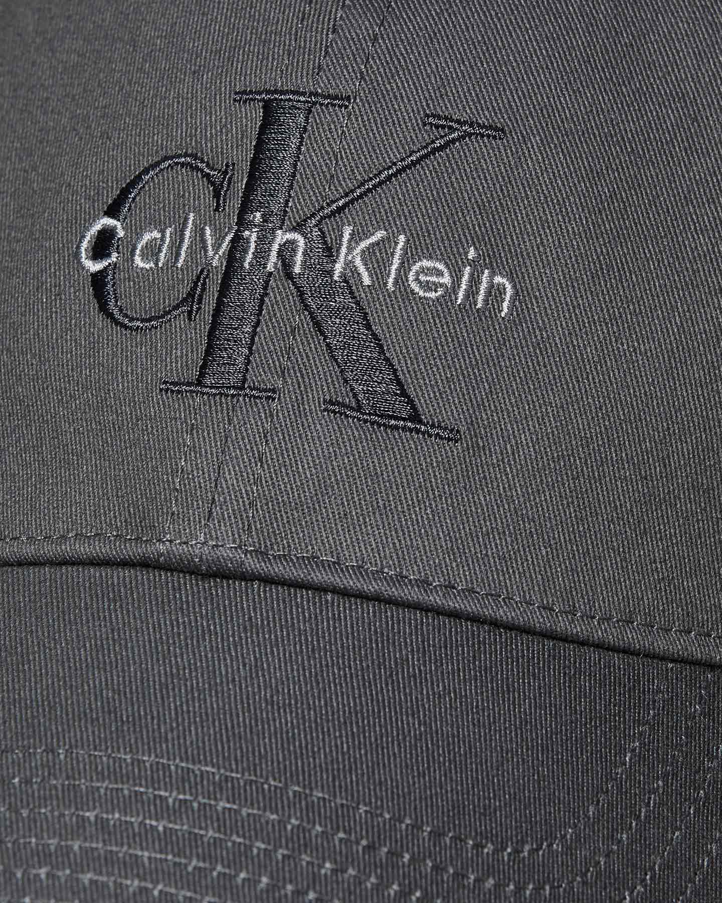 Cappellino CALVIN KLEIN JEANS MONOLOGO M - Antracite - 3 | Cisalfa Sport