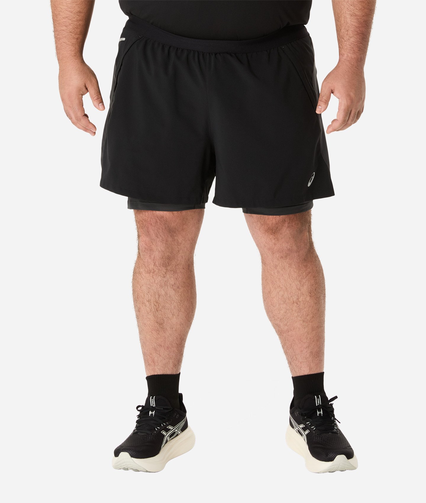 Short running ASICS ROAD 2IN1 5IN M - Nero - 0 | Cisalfa Sport