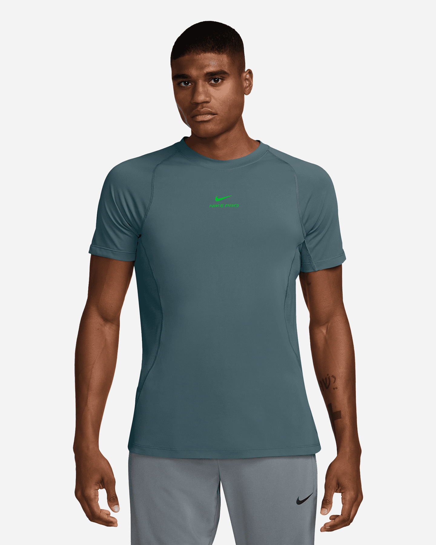 T-shirt training NIKE DRI FIT PRO TR M - Verde - 0 | Cisalfa Sport