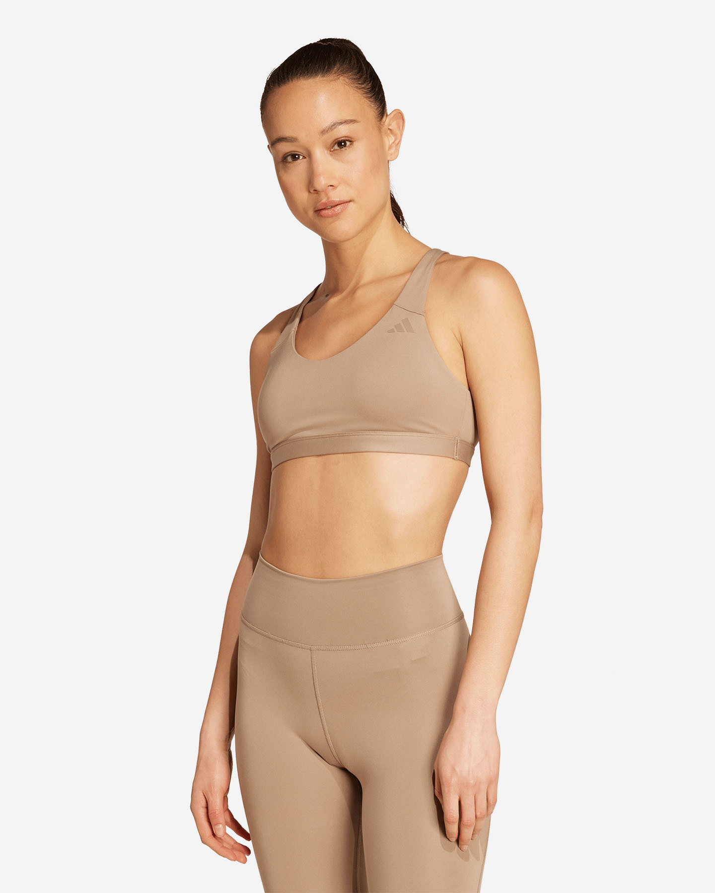 Bra training ADIDAS ALL ME W - Marrone - 2 | Cisalfa Sport