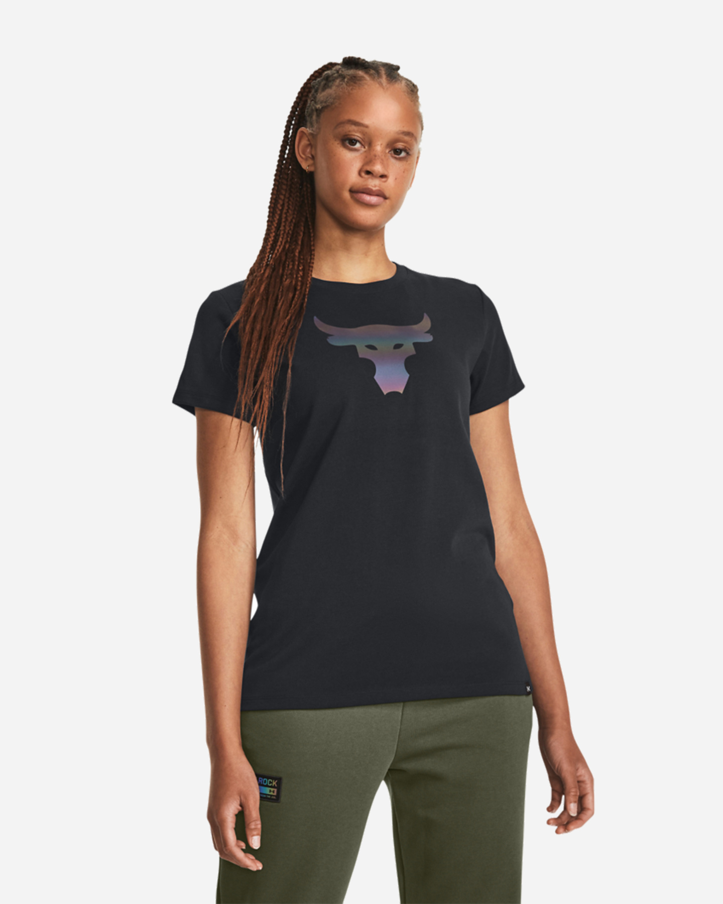 T-shirt UNDER ARMOUR THE ROCK W - Nero - 0 | Cisalfa Sport