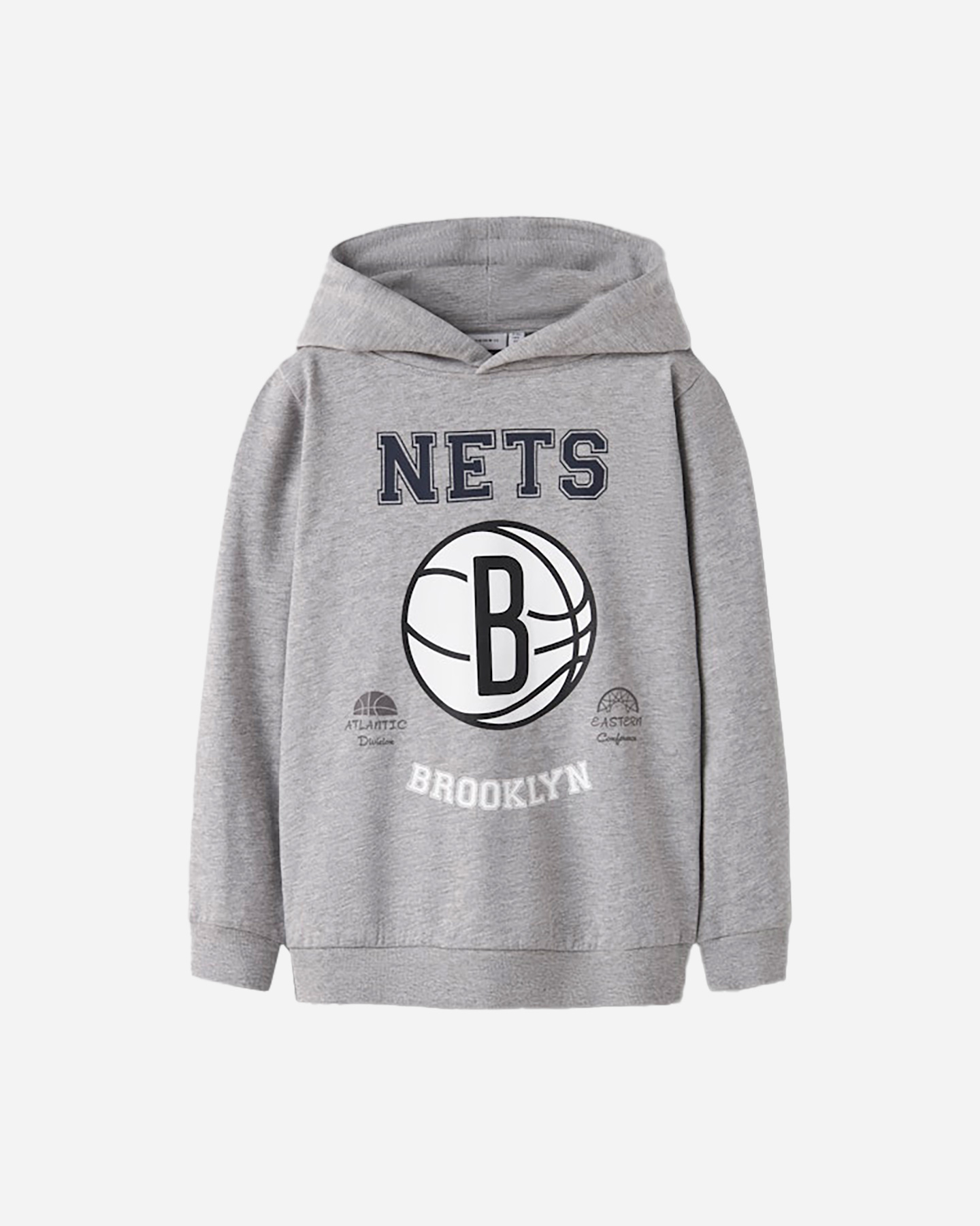 Felpa NAME IT BROOKLYN NETS JR - Grigio - 0 | Cisalfa Sport