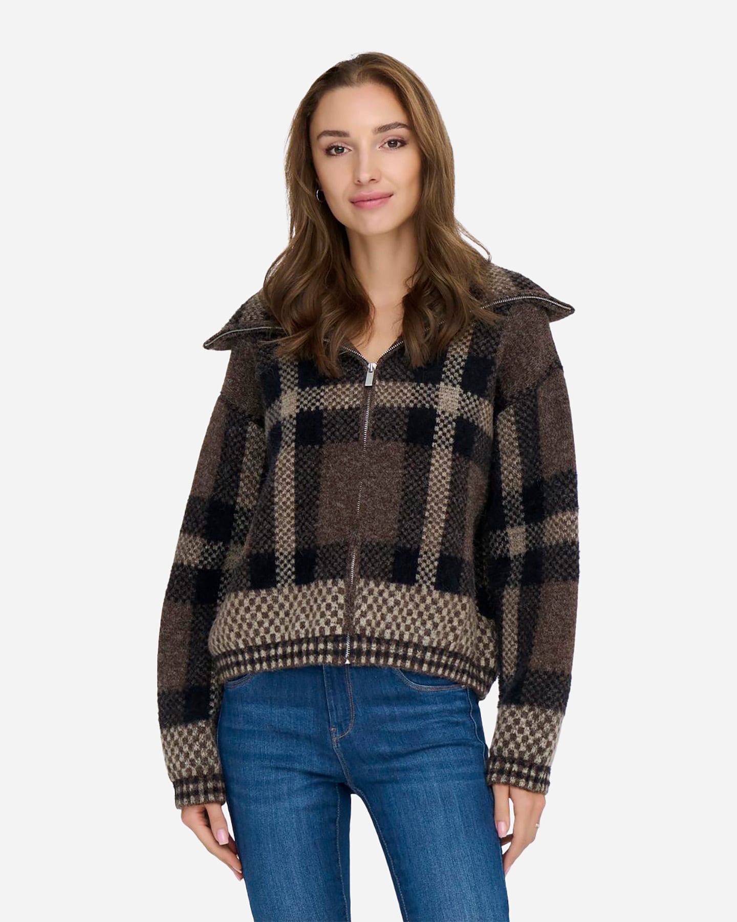 Cardigan ONLY MAROON W - Marrone - 2 | Cisalfa Sport