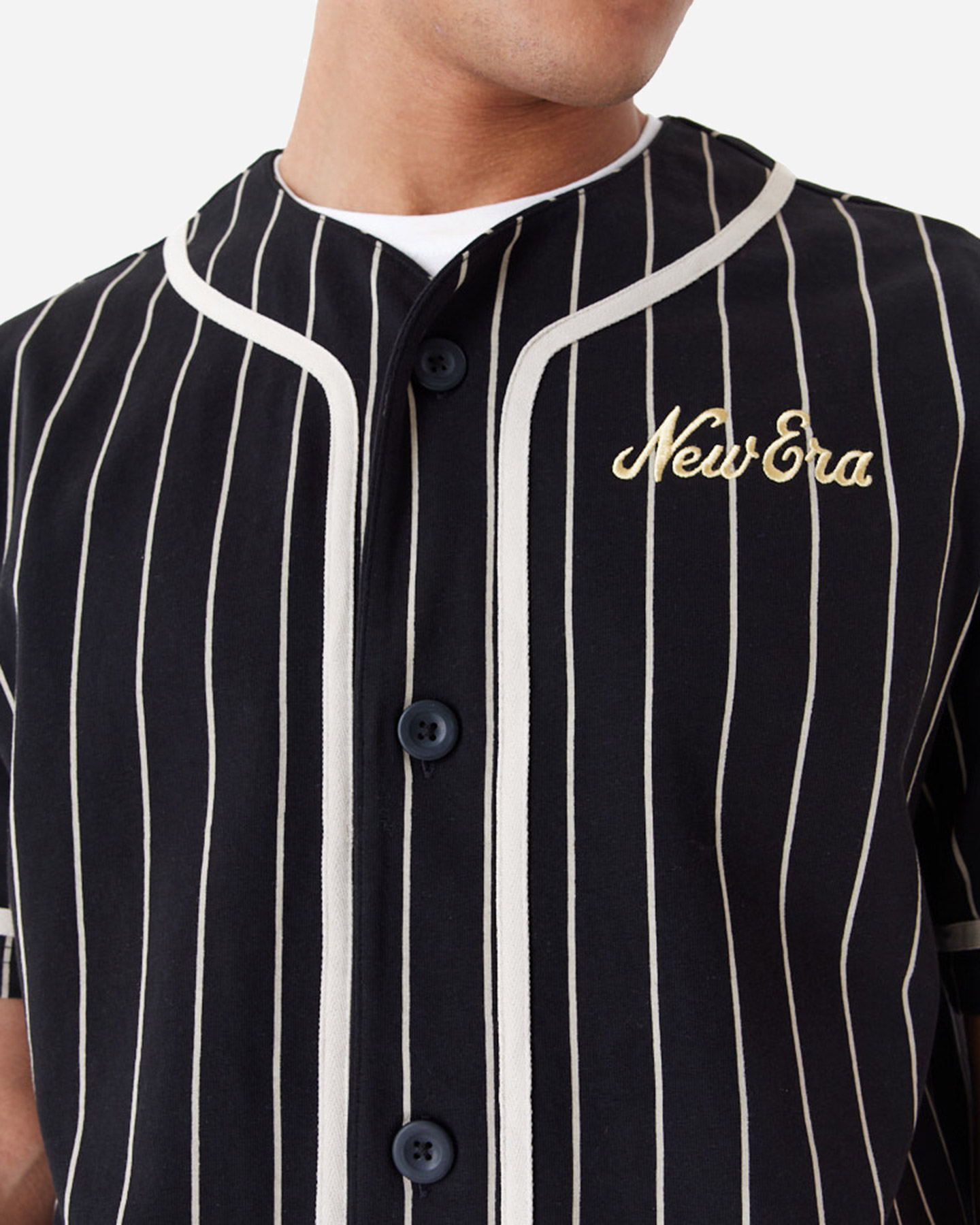 T-shirt NEW ERA BRAND PINSTRIPE M - Nero - 3 | Cisalfa Sport