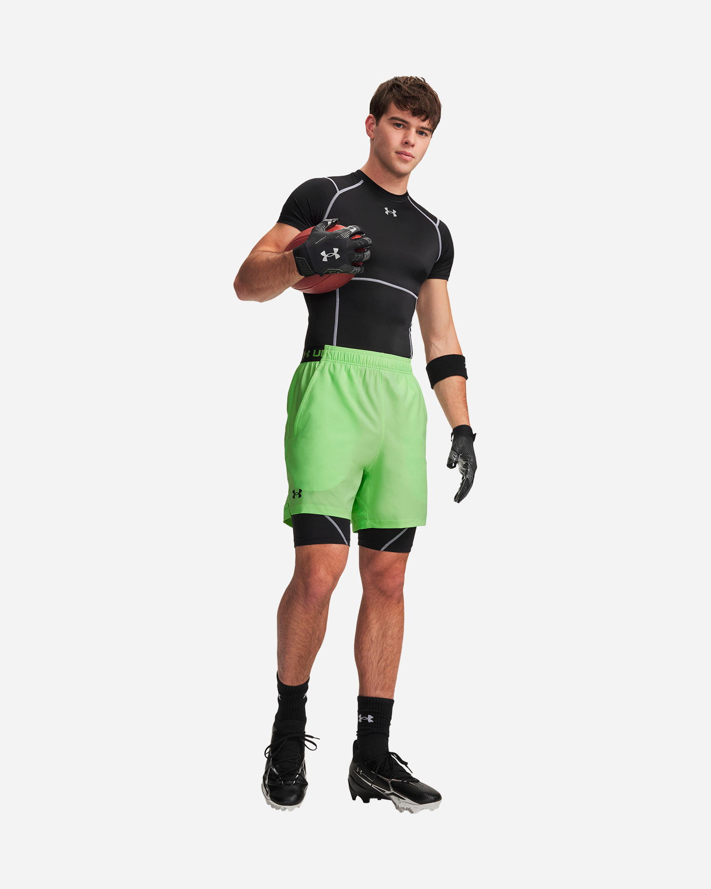 Pantalone training UNDER ARMOUR HEATGEAR ELITE M - Nero - 2 | Cisalfa Sport