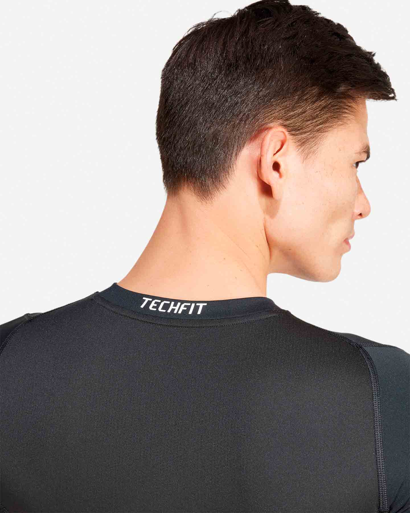 T-shirt training ADIDAS TECHFIT COMPRESSION M - Nero - 5 | Cisalfa Sport
