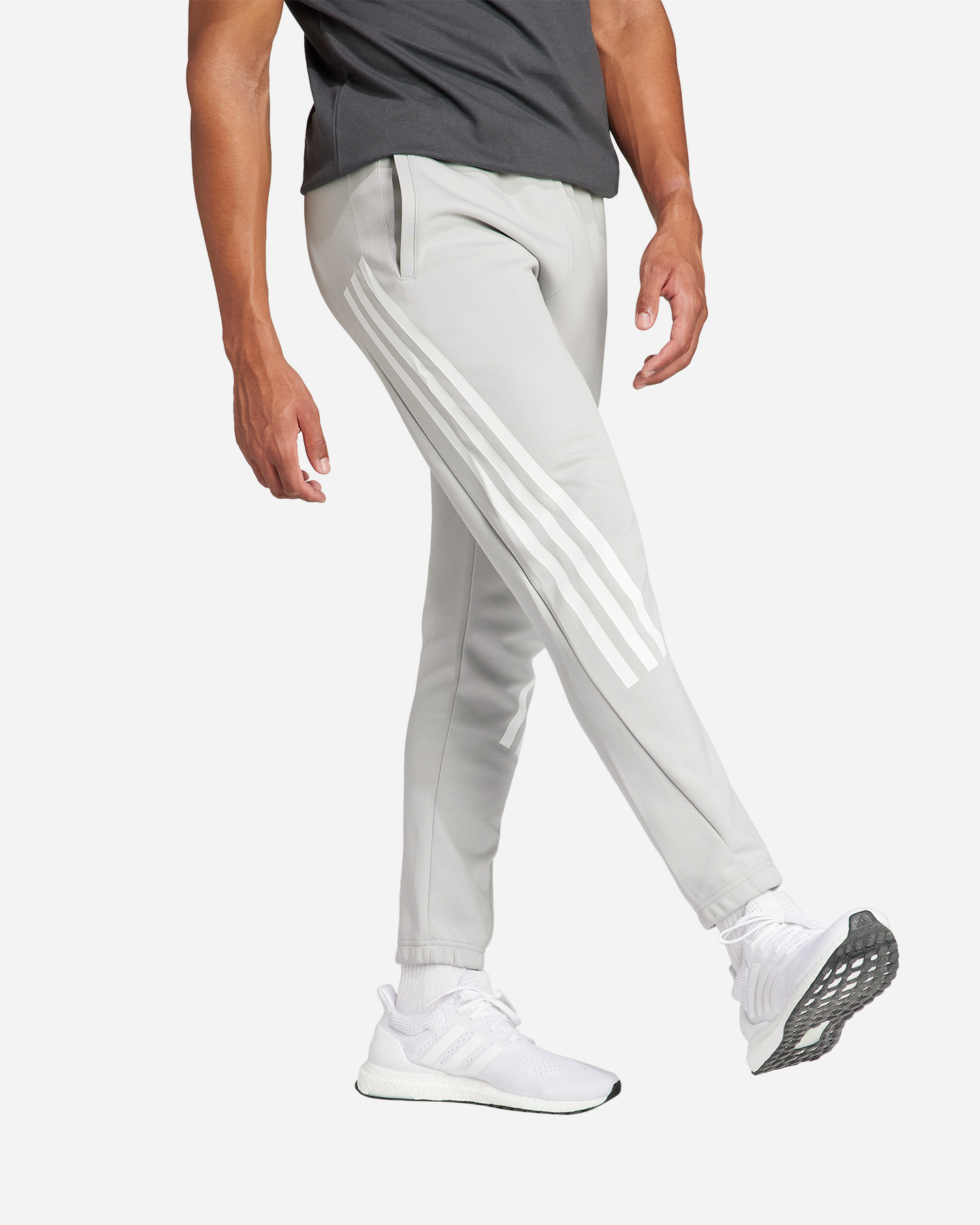 Pantalone ADIDAS 3STRIPES M - Grigio - 3 | Cisalfa Sport