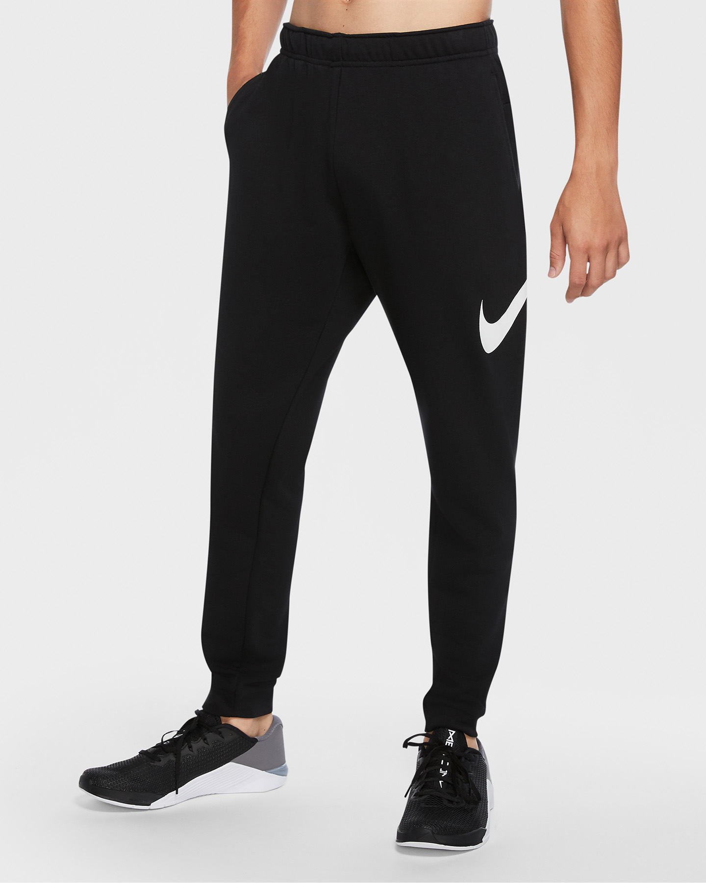 Pantalone training NIKE TAPERED SWOOSH M - Nero - 2 | Cisalfa Sport