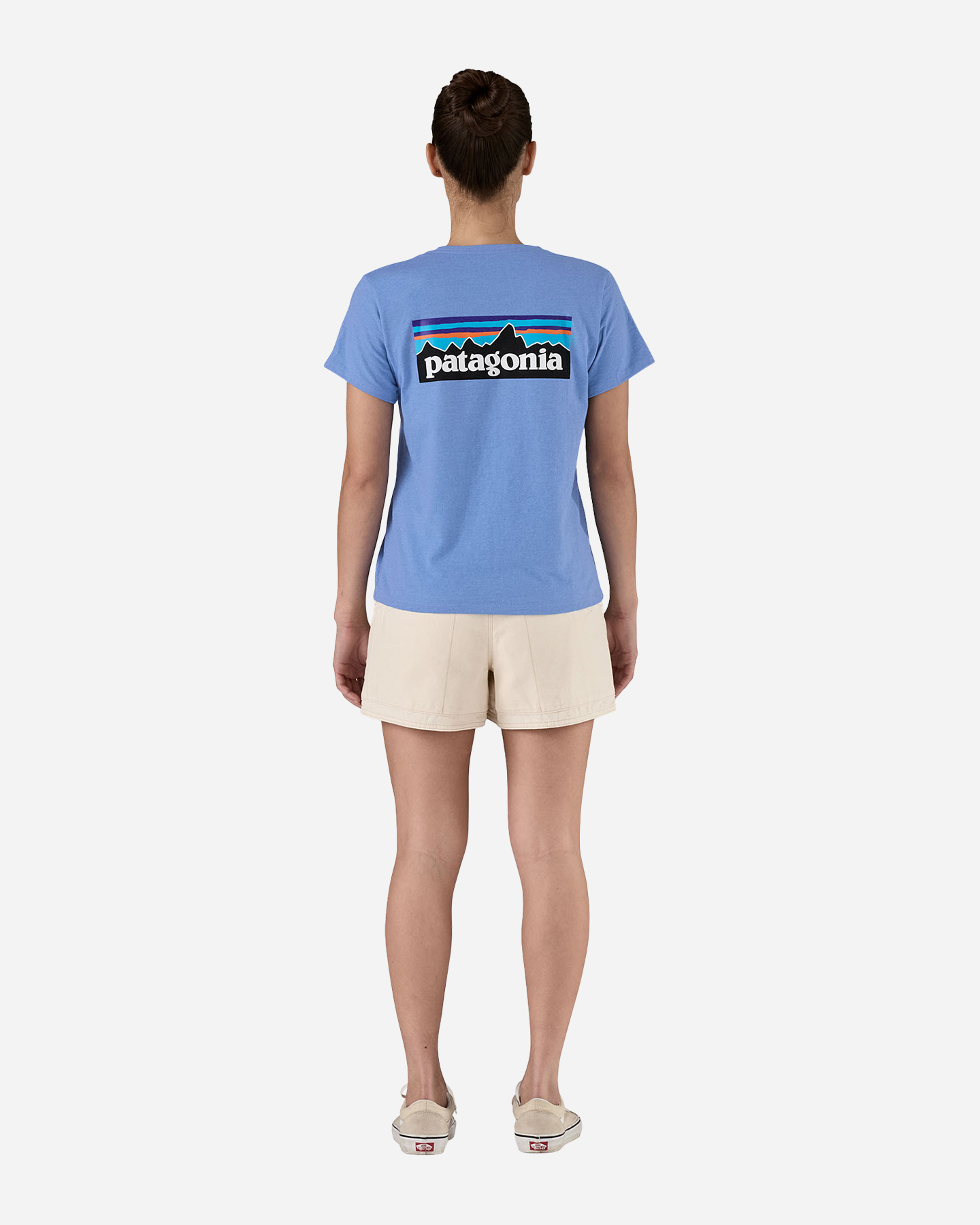 T-shirt PATAGONIA P-6 LOGO RESPONSIBILI W - Blu - 3 | Cisalfa Sport