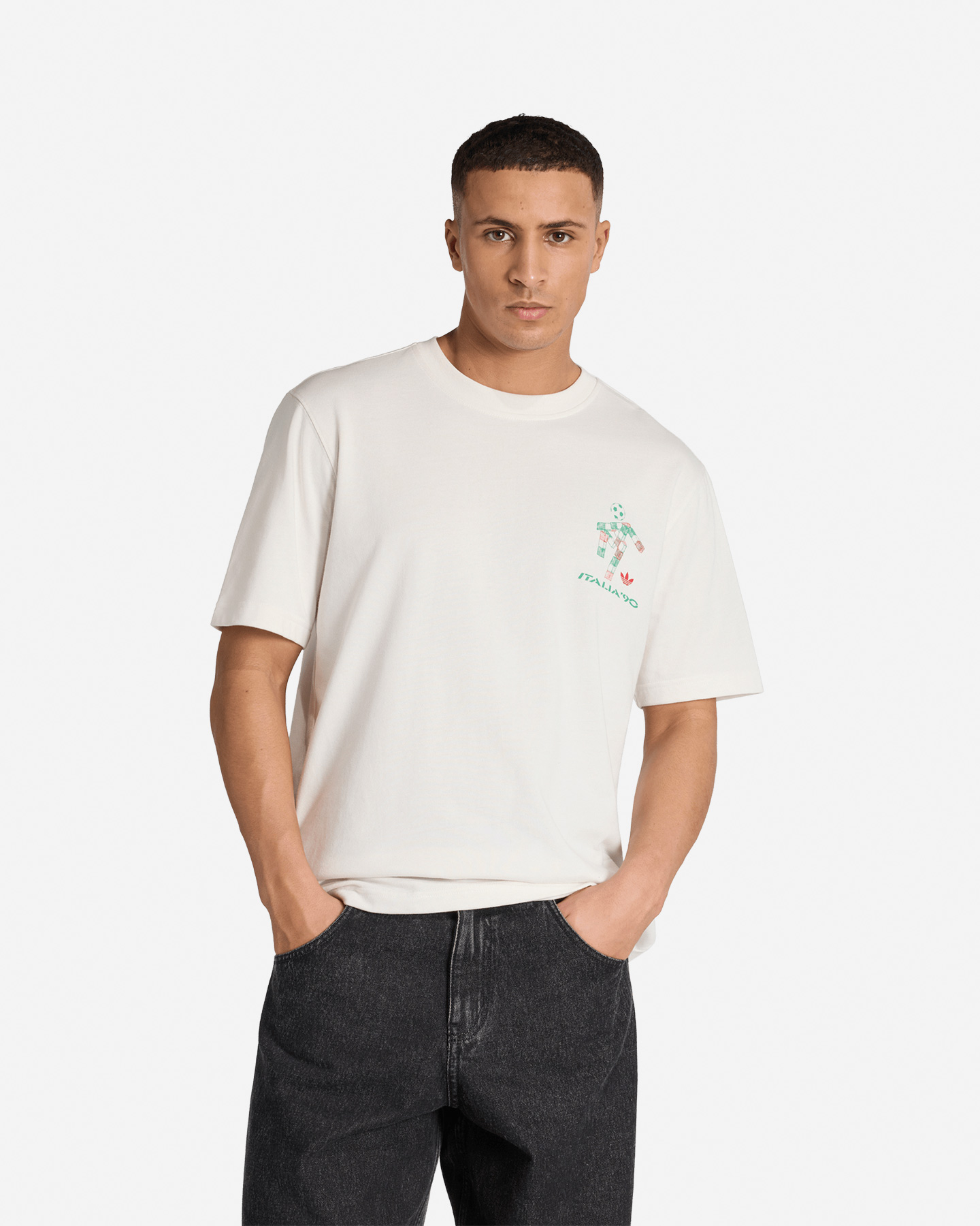 T-shirt ADIDAS ORIGINALS WORDL CUP ITALIA 90 M - Bianco - 1 | Cisalfa Sport