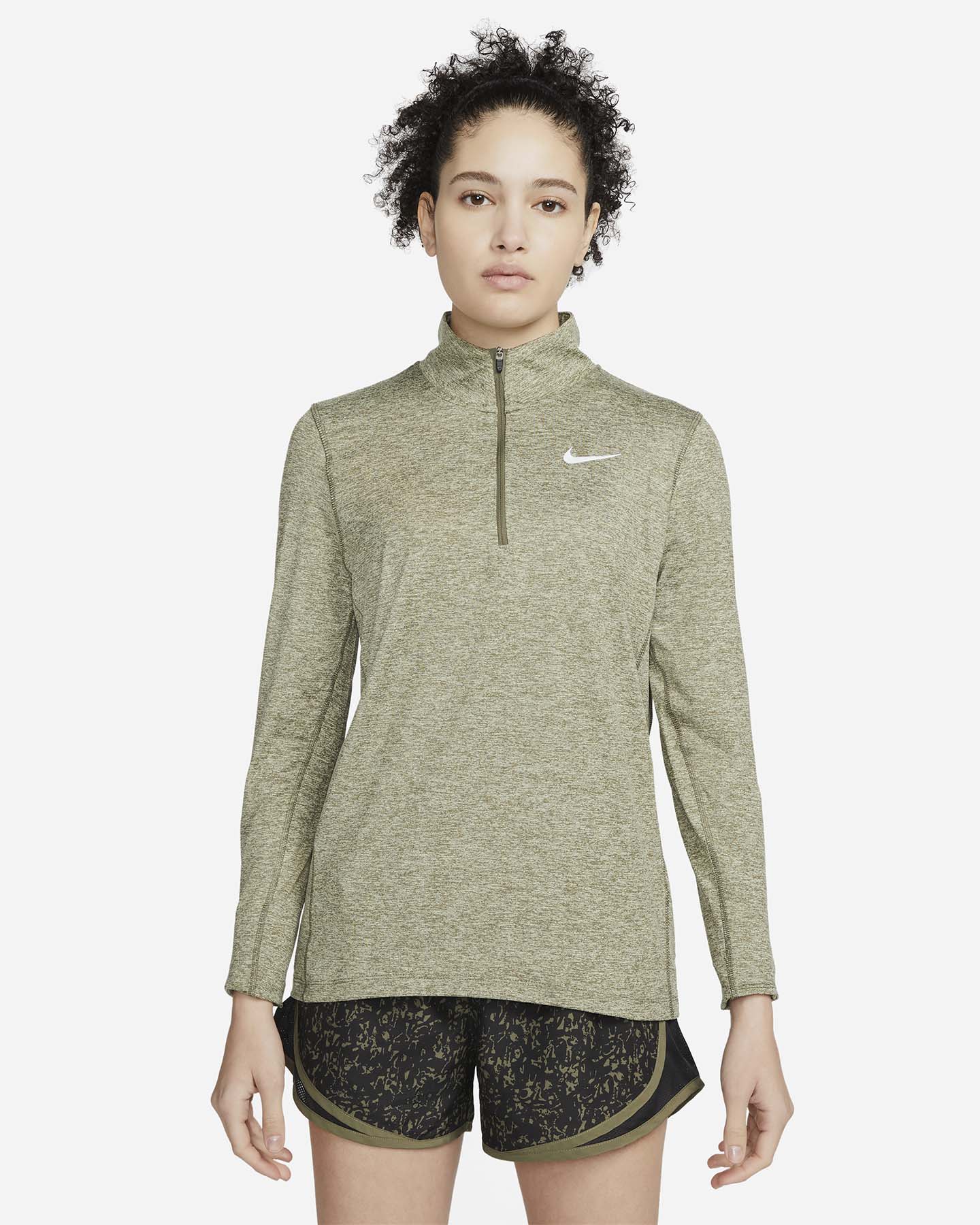 Maglia running NIKE ELEMENT HZ W - Verde - 0 | Cisalfa Sport