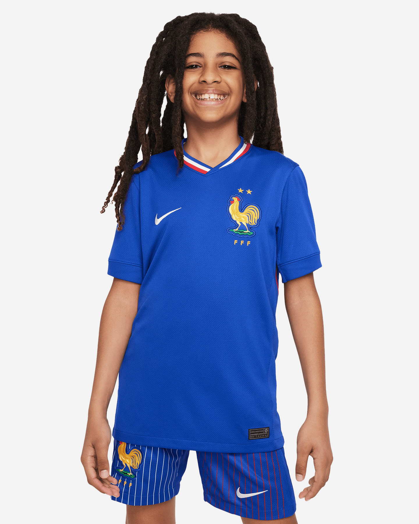 Maglia calcio ufficiale NIKE DRI FIT FRANCIA HOME 23-24 JR - Blu - 2 | Cisalfa Sport