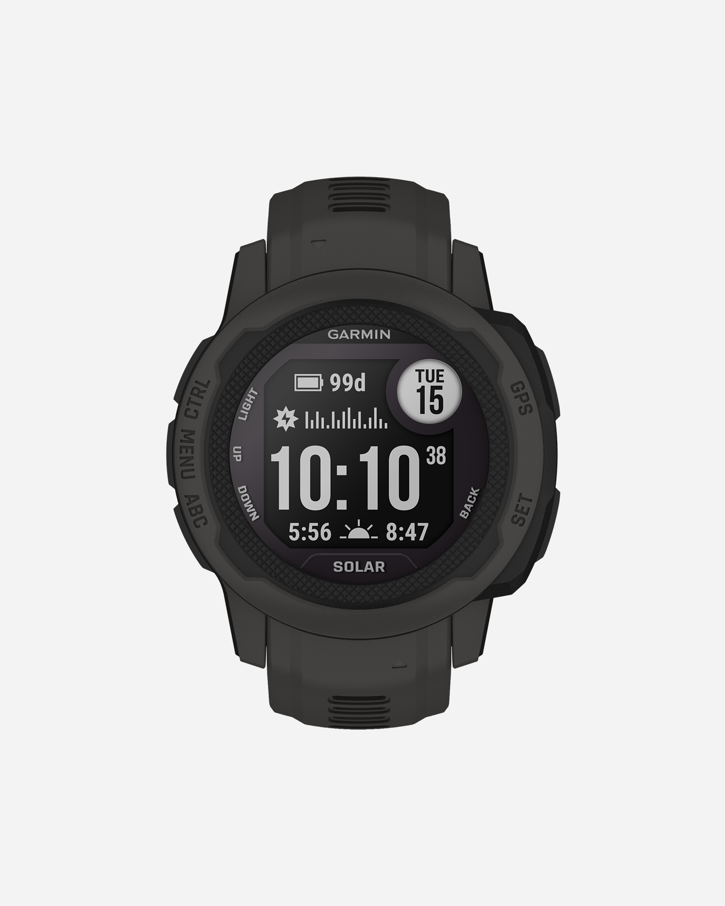 Orologio multifunzione GARMIN INSTINCT 2S SOLAR  - Antracite - 0 | Cisalfa Sport