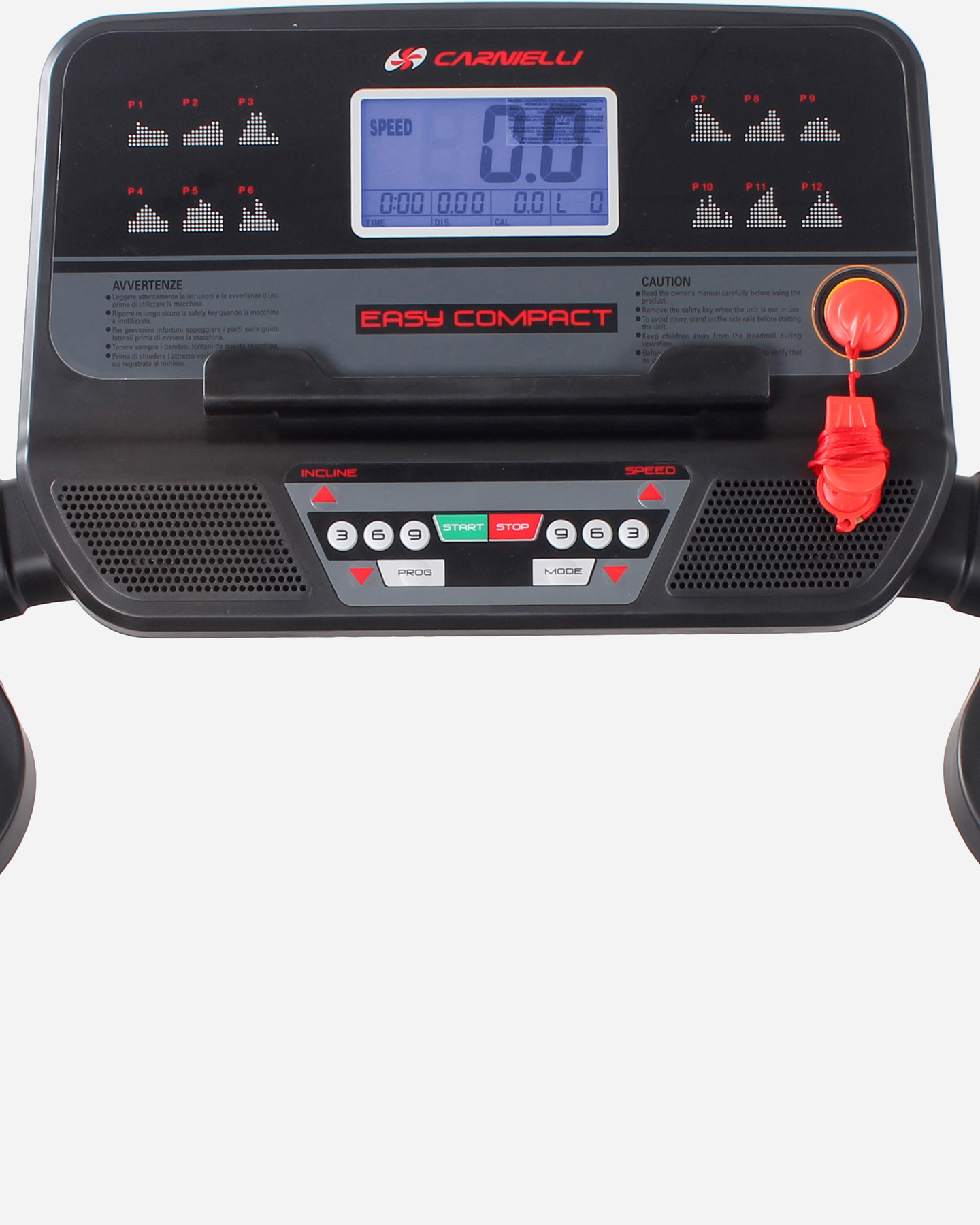 Tapis roulant CARNIELLI EASY COMPACT - Nero - 2 | Cisalfa Sport